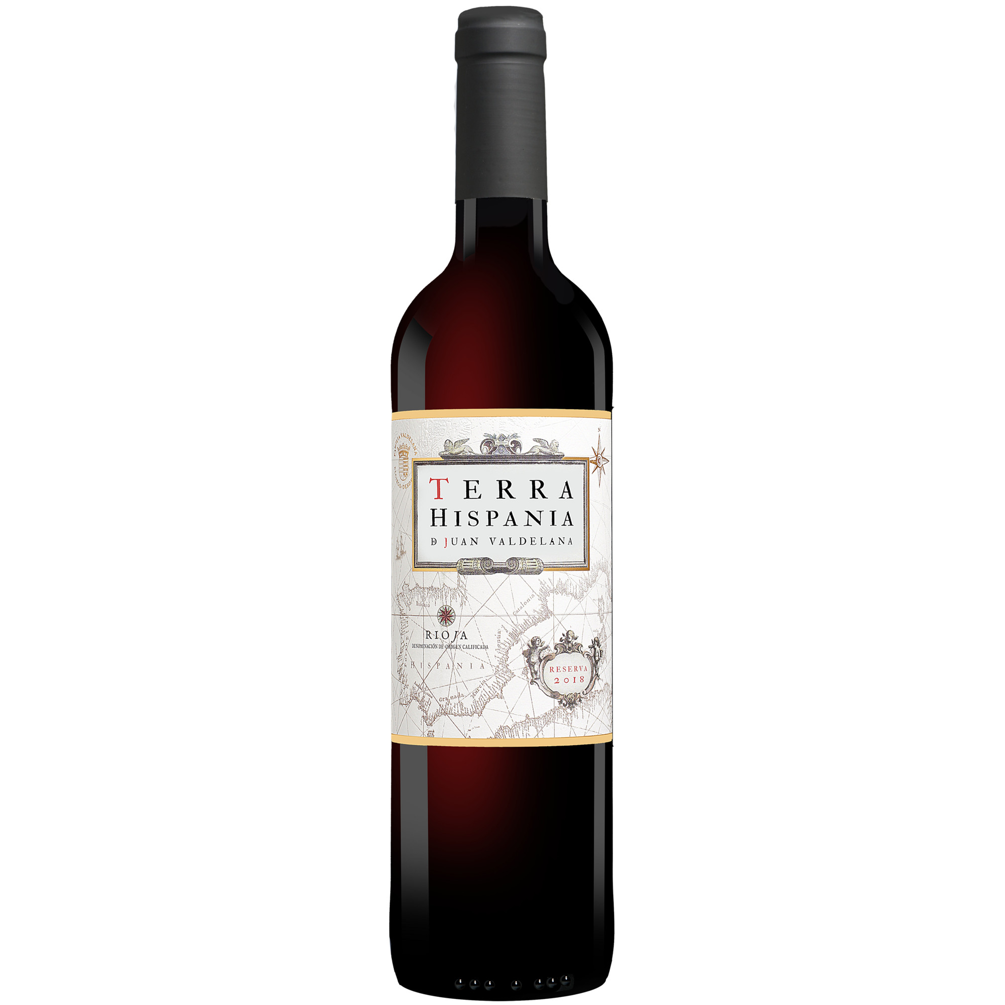 Terra Hispania Reserva 2018  0.75L 14.5% Vol. Rotwein Trocken aus Spanien Rotwein 36876 vinos DE