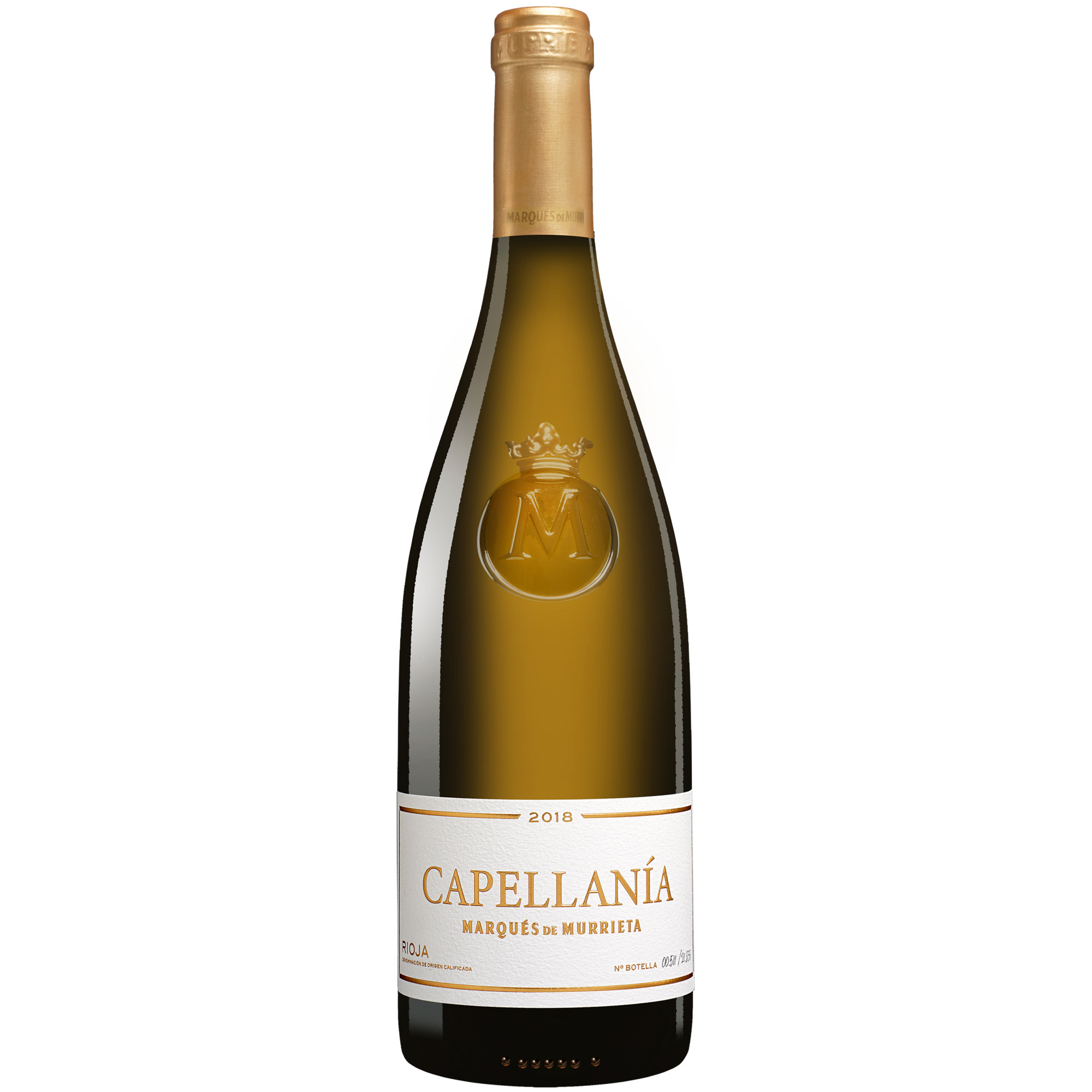 Marqués de Murrieta Blanco »Capellanía« Reserva 2018  014% Vol. Weißwein Trocken aus Spanien