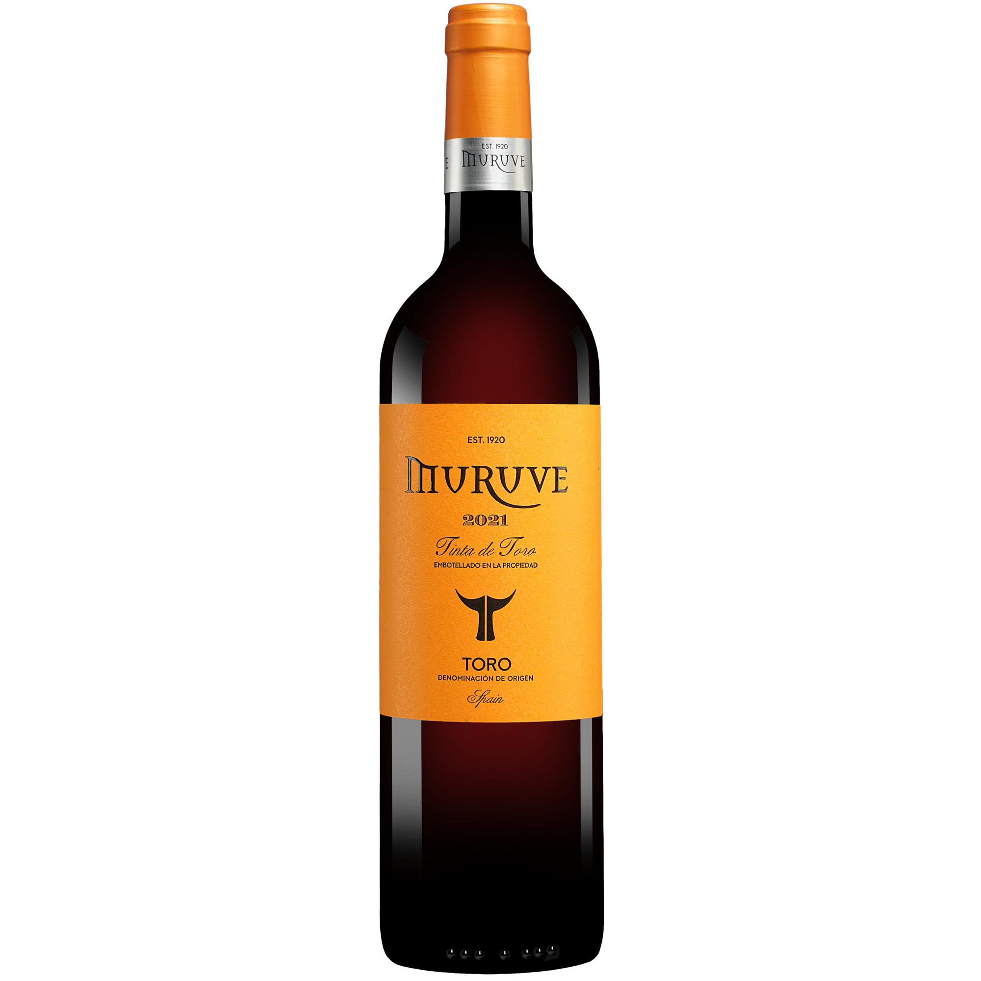 Muruve Tinta de Toro 2021  0.75L 15% Vol. Rotwein Trocken aus Spanien Rotwein 36953 vinos DE