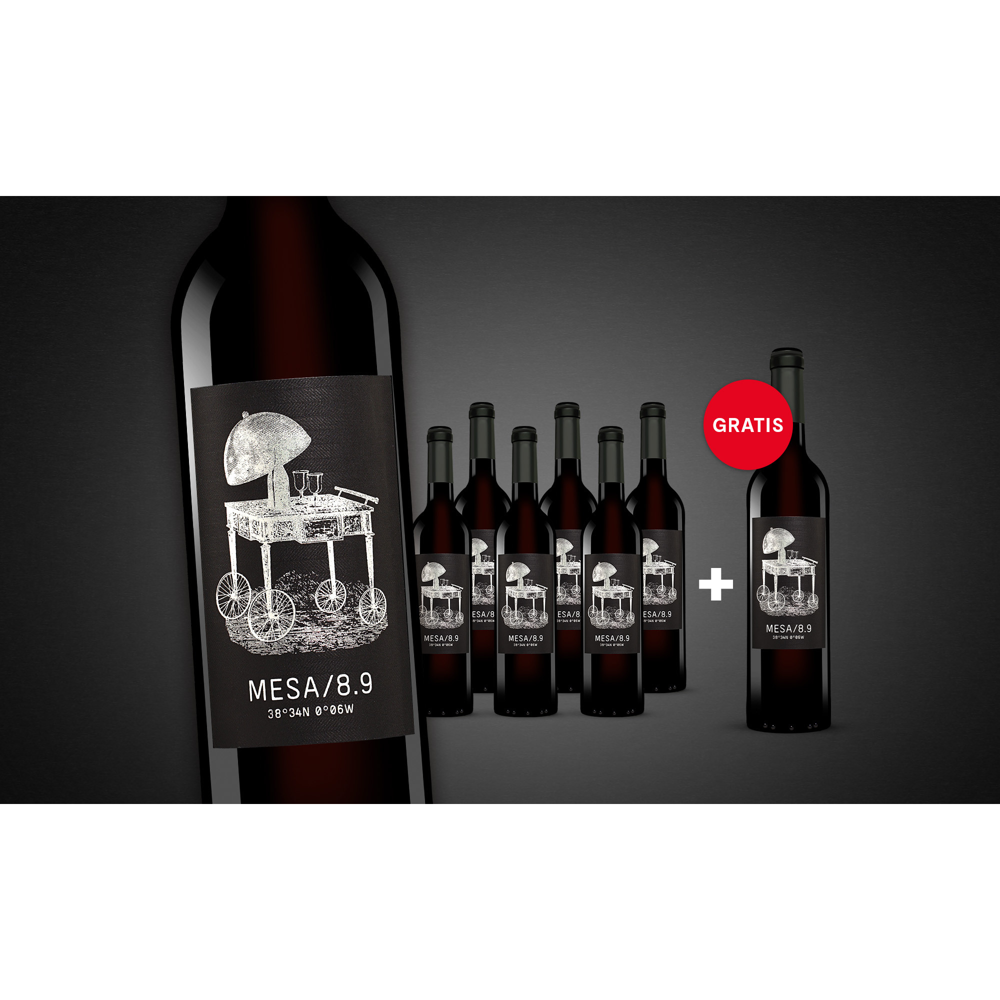 MESA/8.9  6L 14% Vol. Weinpaket aus Spanien 37064 vinos DE