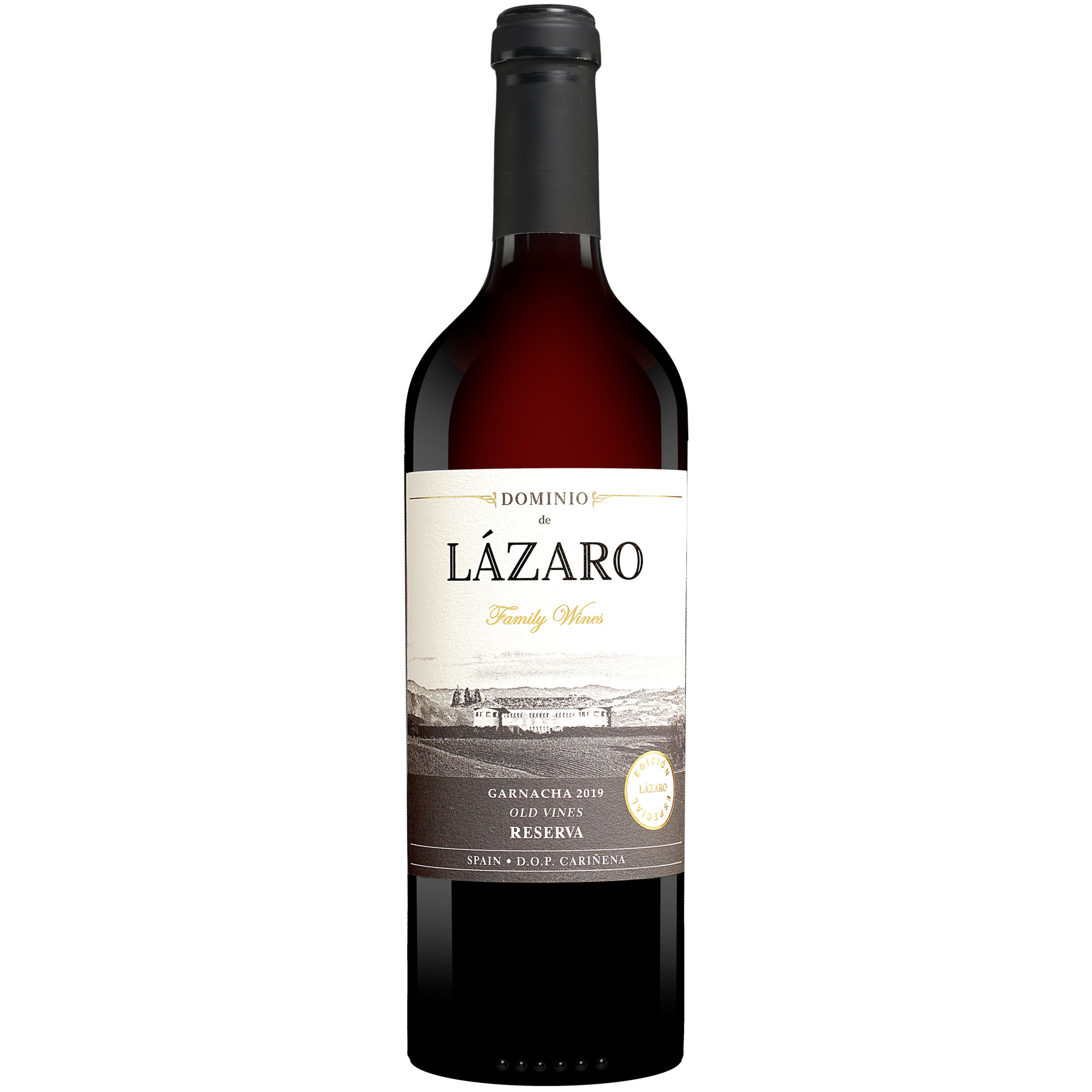 Dominio de Lázaro Reserva 2019  0.75L 14.5% Vol. Rotwein Trocken aus Spanien Rotwein 37070 vinos DE