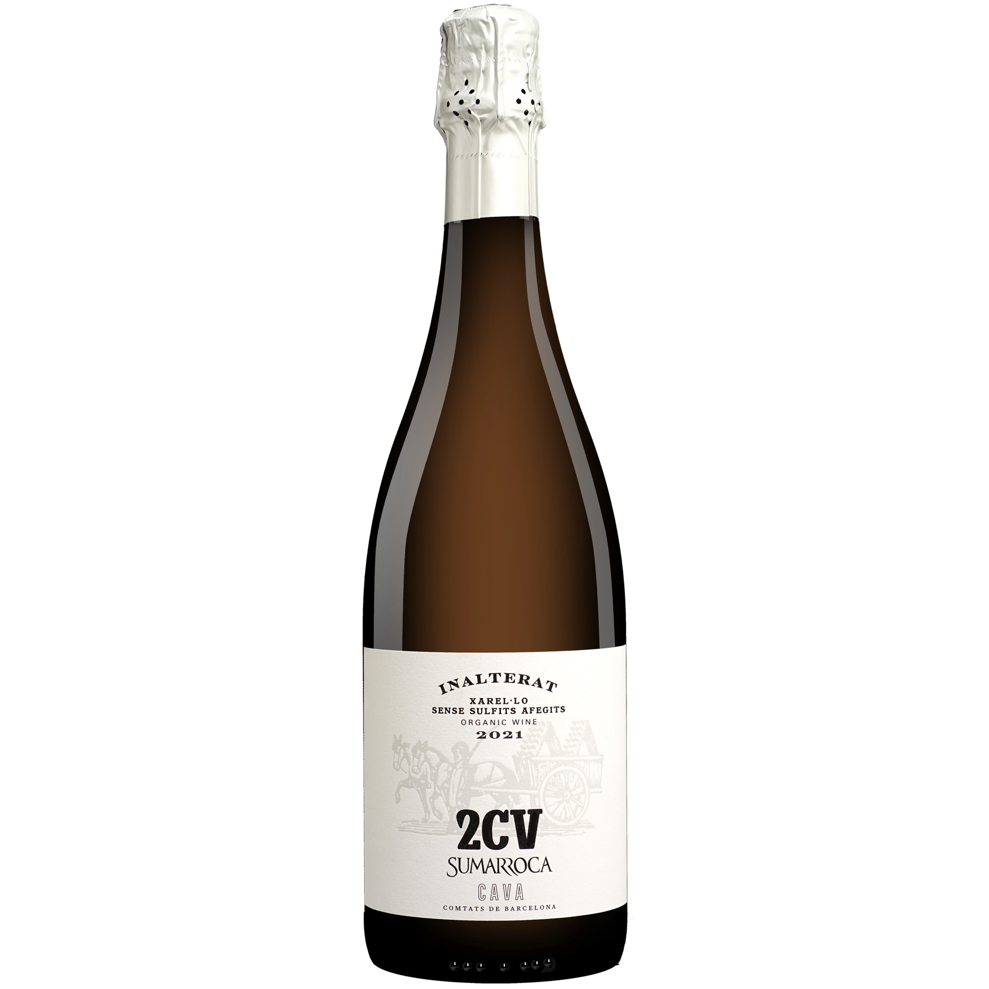 Sumarroca 2CV Inalterat Brut Nature  0.75L 12% Vol. Sehr Trocken aus Spanien Cava 37088 vinos DE