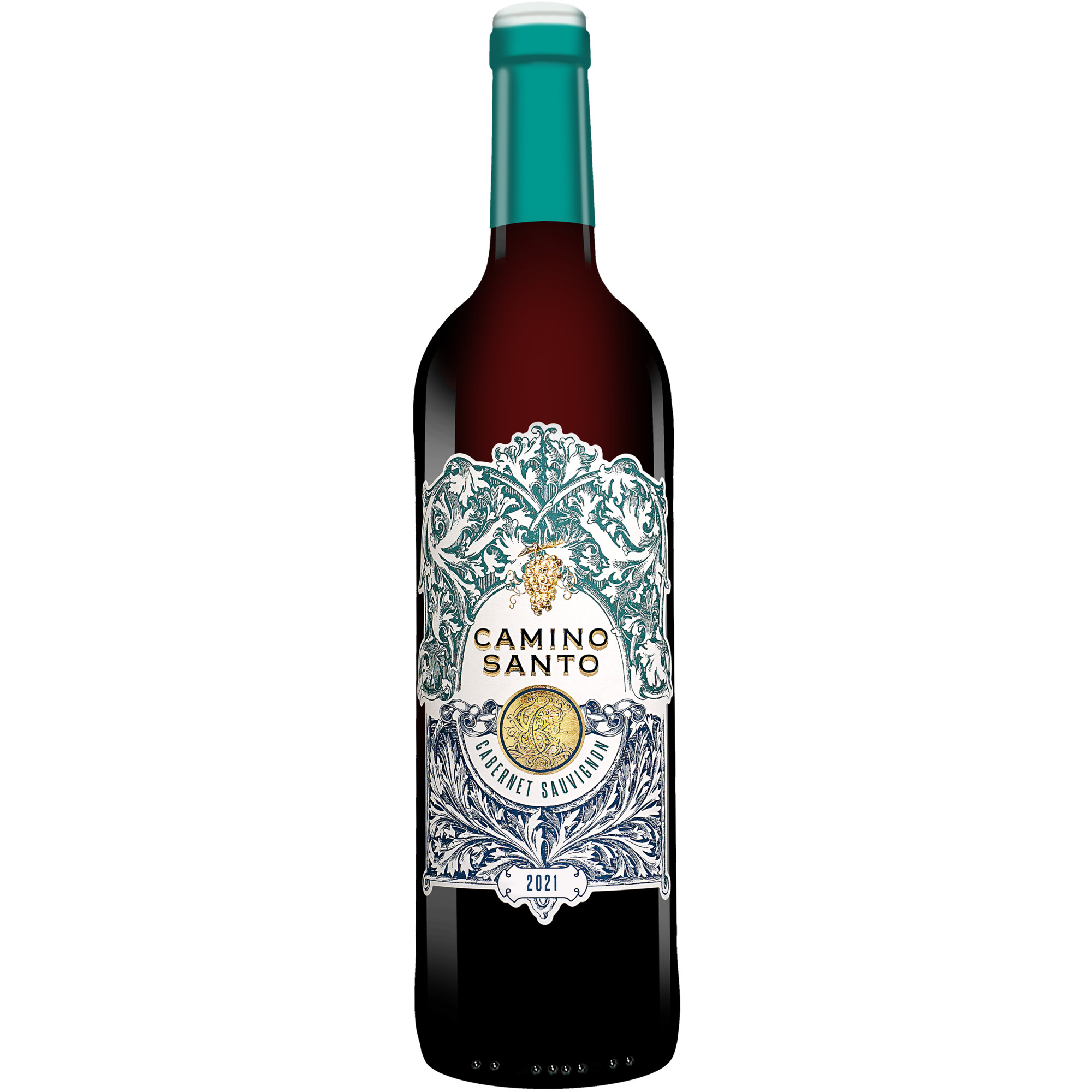 Camino Santo Cabernet Sauvignon 2021  0.75L 14% Vol. Rotwein Trocken aus Spanien Rotwein 37134 vinos DE