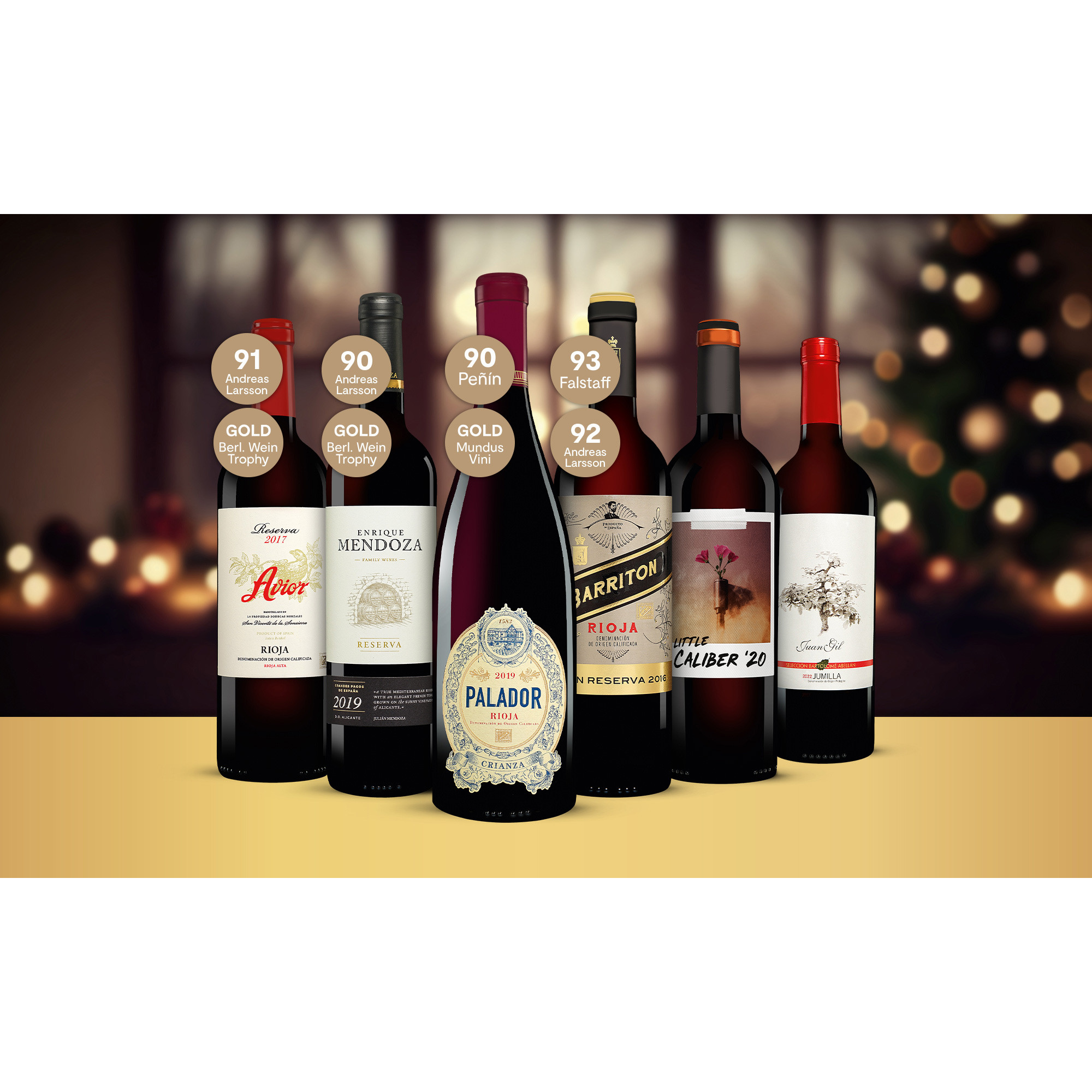 Festtags-Paket  4.5L Weinpaket aus Spanien 37151 vinos DE