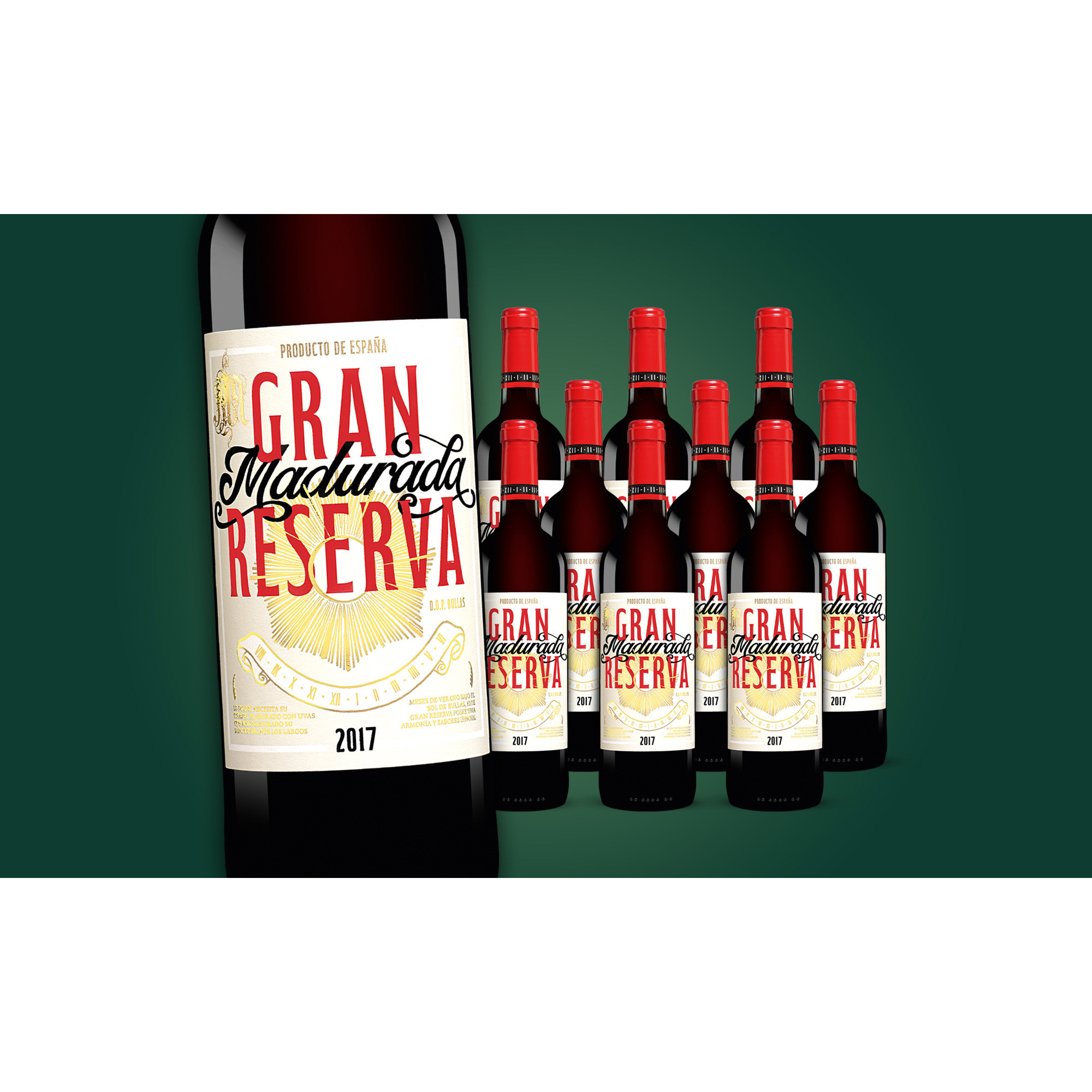 Madurada Gran Reserva 2017  7.5L 14% Vol. Weinpaket aus Spanien 37163 vinos DE