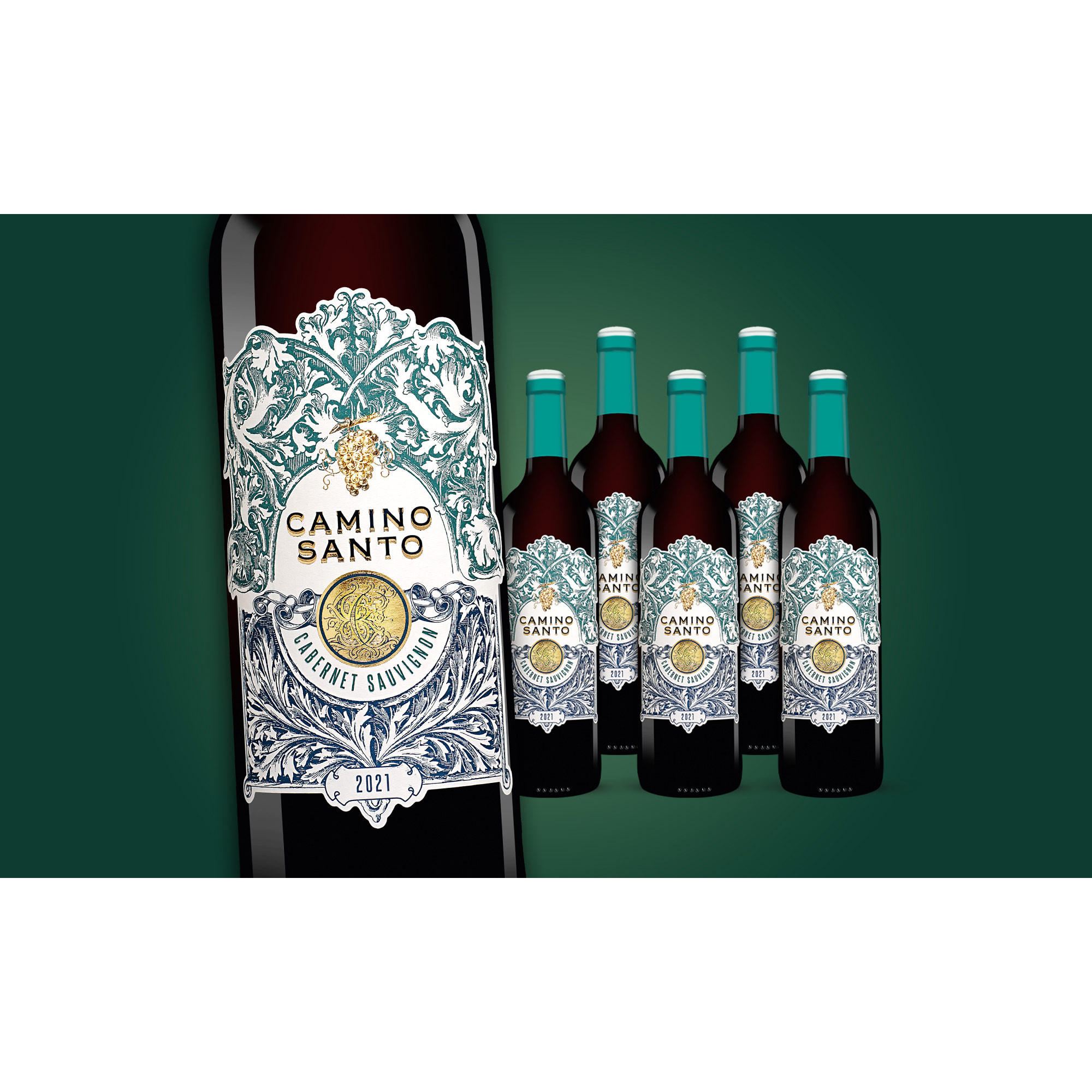 Camino Santo Cabernet Sauvignon 2021  4.5L 14% Vol. Weinpaket aus Spanien 37164 vinos DE