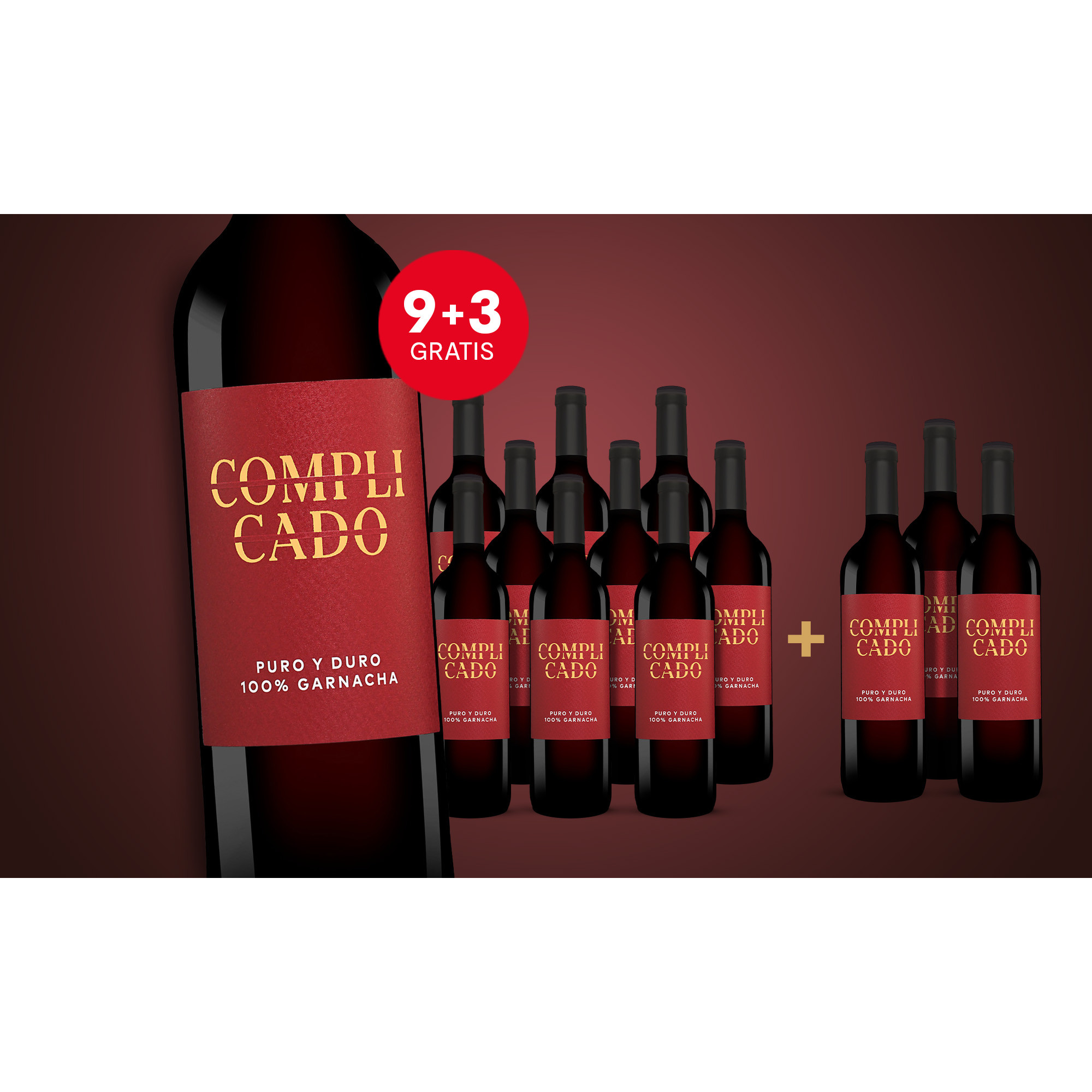 Complicado Garnacha 2019  9L 14% Vol. Weinpaket aus Spanien 37375 vinos DE