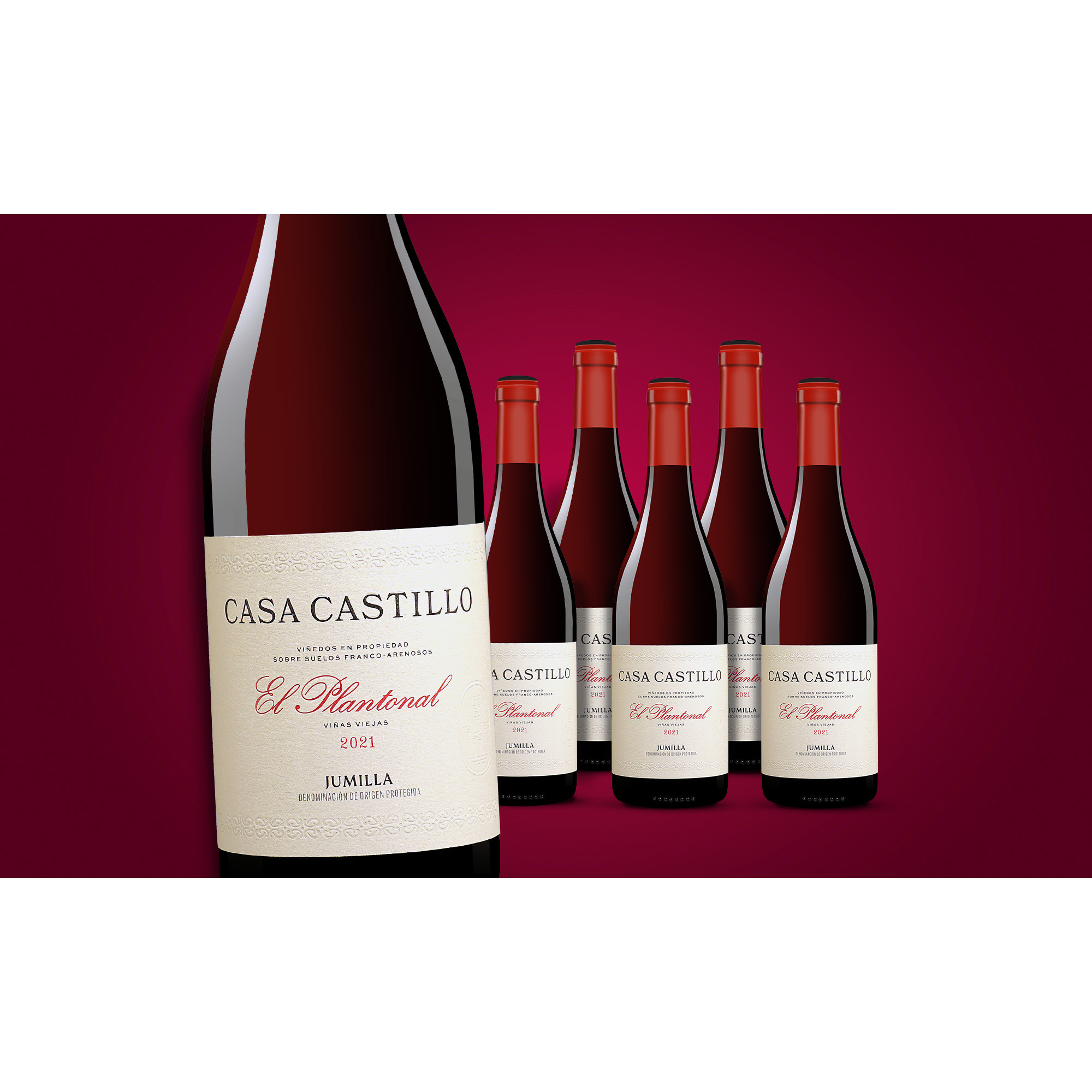 Casa Castillo El Plantonal 2021  4.5L 14% Vol. Weinpaket aus Spanien 37376 vinos DE