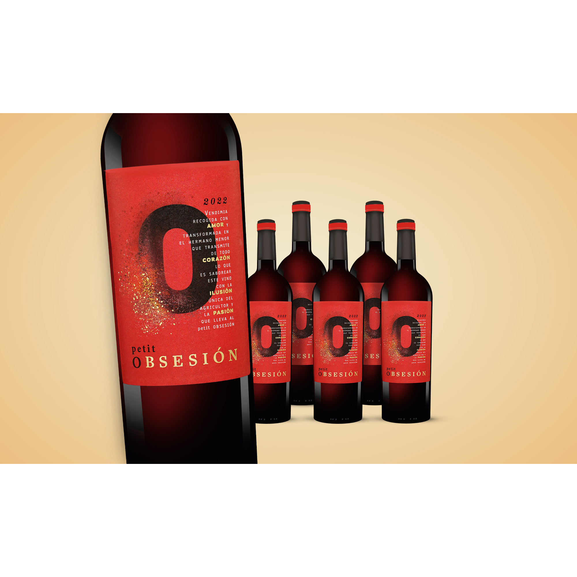 petit Obsesión 2022  4.5L 14.5% Vol. Weinpaket aus Spanien 37379 vinos DE