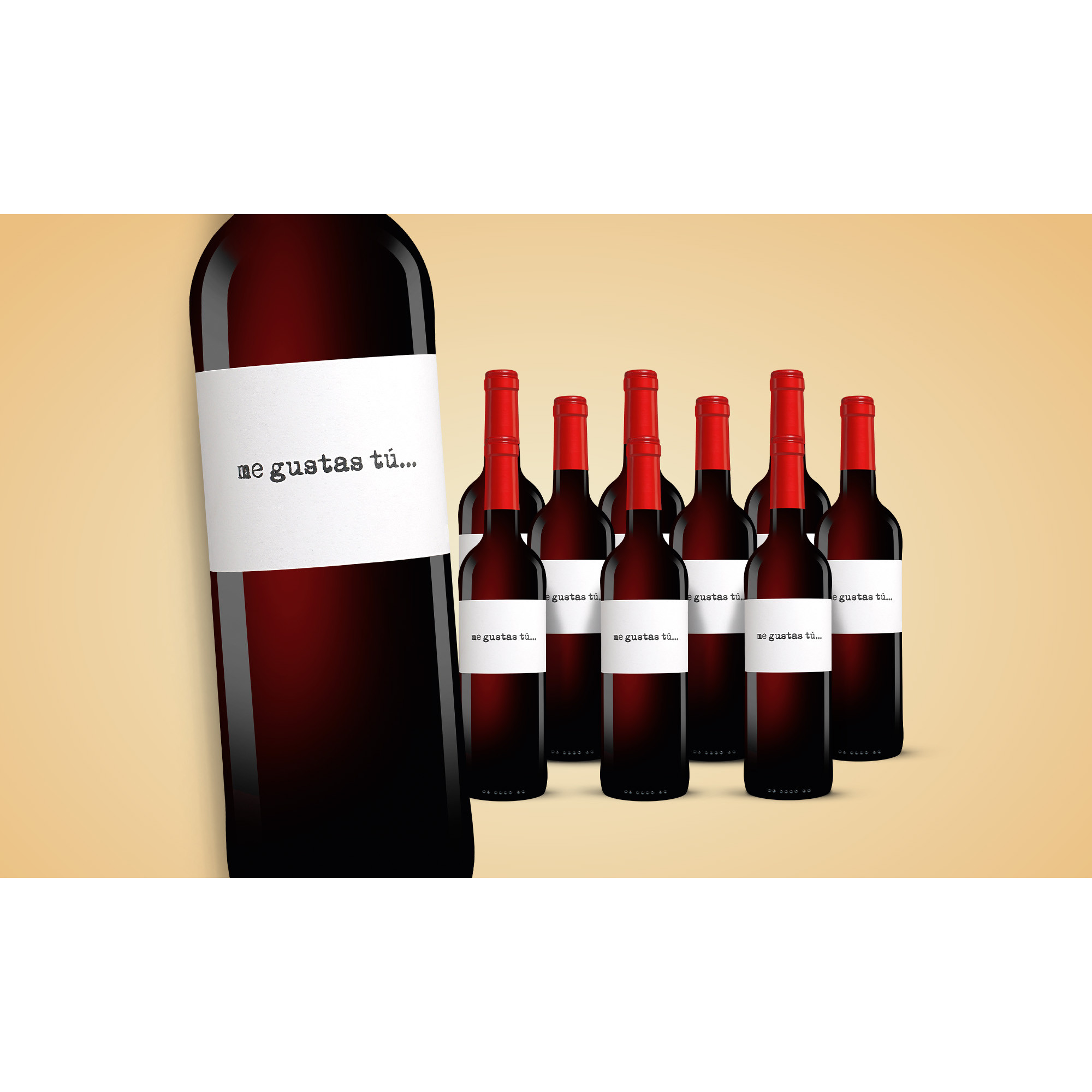 Me gustas tú 2022  7.5L 13.5% Vol. Weinpaket aus Spanien 37382 vinos DE