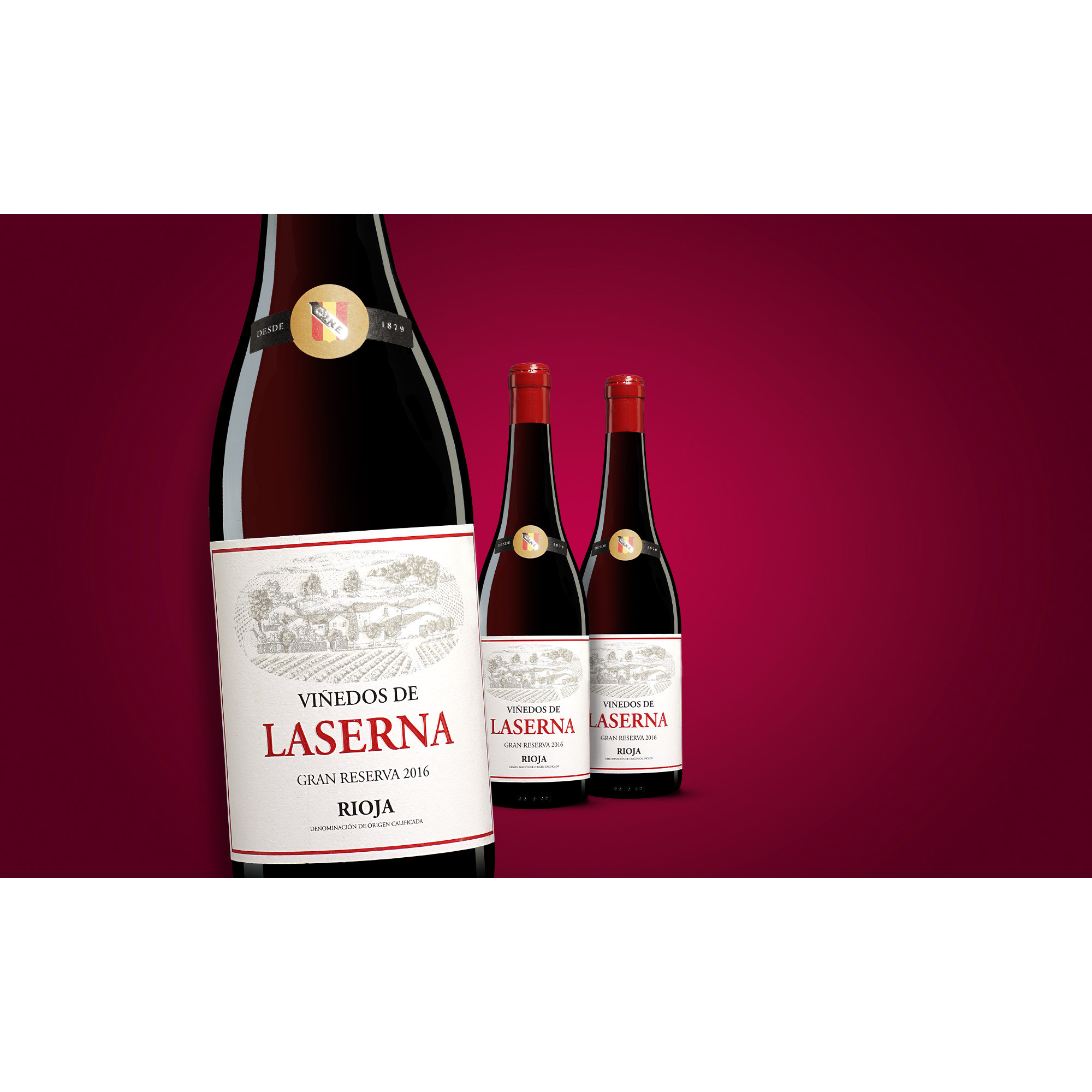 Viñedos de Laserna Gran Reserva 2016  2.25L 13.5% Vol. Weinpaket aus Spanien 37433 vinos DE