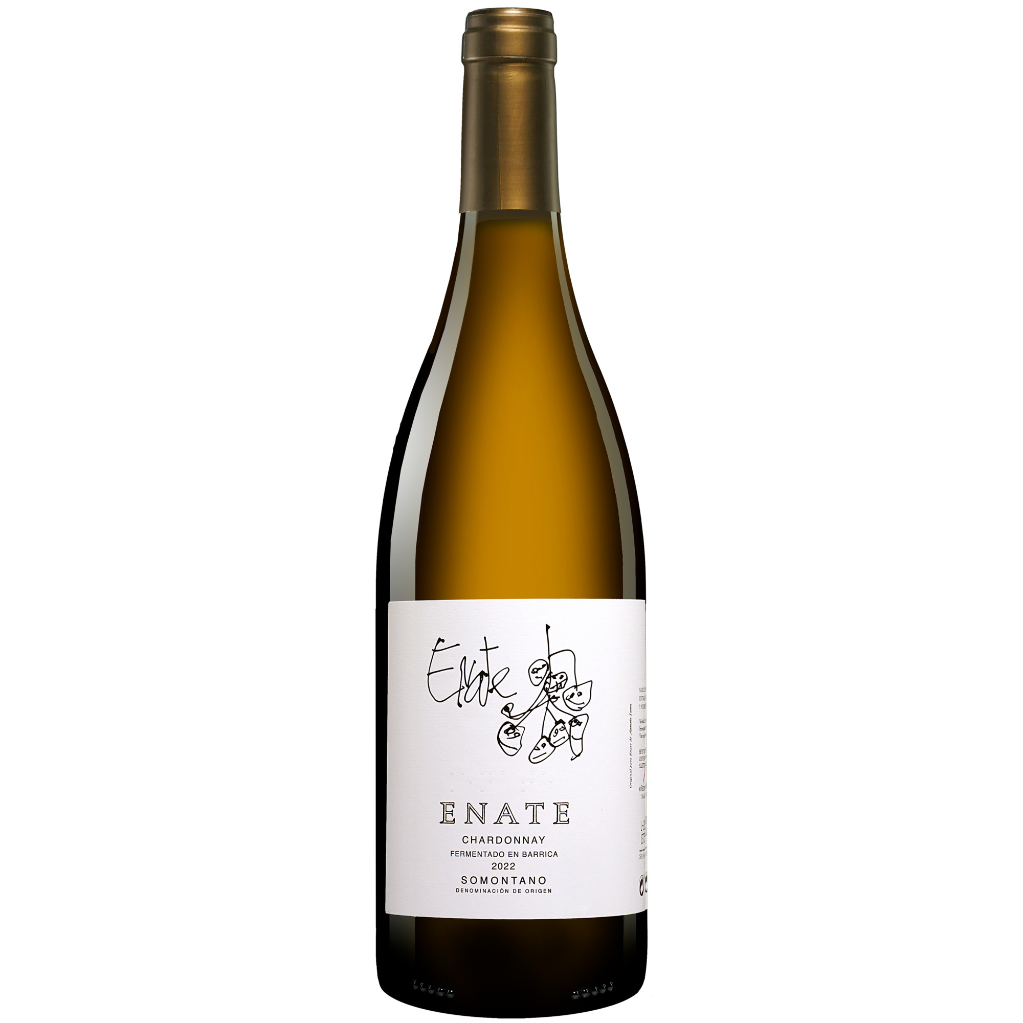 Enate Blanco Chardonnay Barrica 2022  014% Vol. Weißwein Trocken aus Spanien