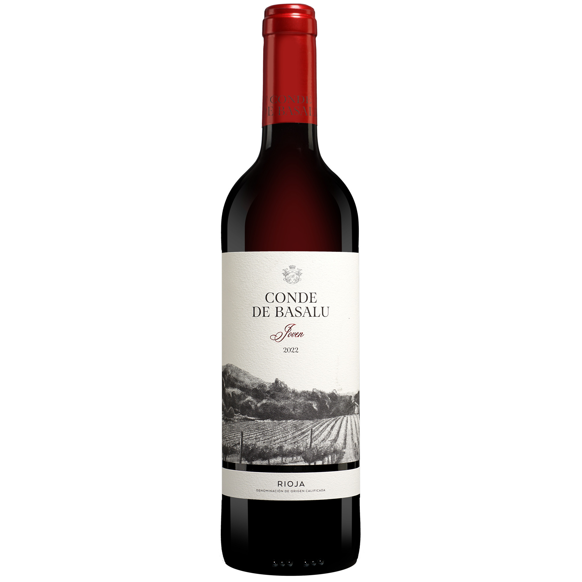 Conde de Basalu 2022  0.75L 13% Vol. Rotwein Trocken aus Spanien Rotwein 37570 vinos DE