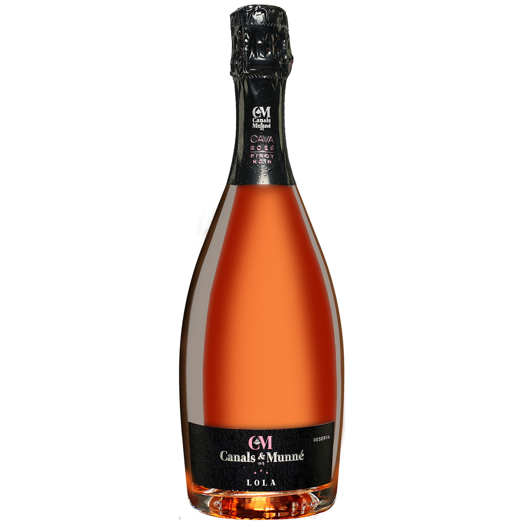 Canals & Munné Cava »Lola« Rosé Pinot Noir Reserva Brut 2021  0.75L 12% Vol. Trocken aus Spanien