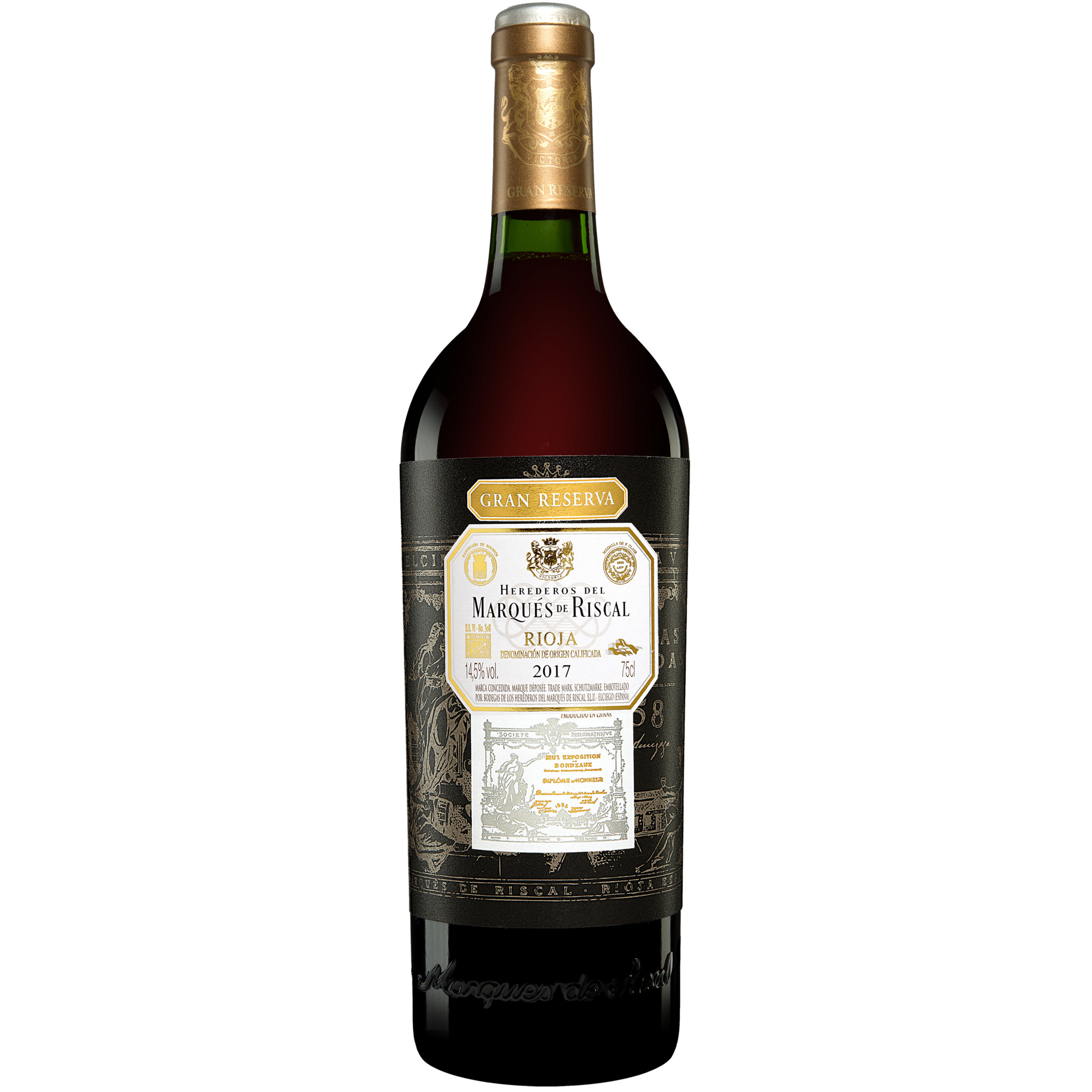 Marqués de Riscal Gran Reserva 2017  014.5% Vol. Rotwein Trocken aus Spanien