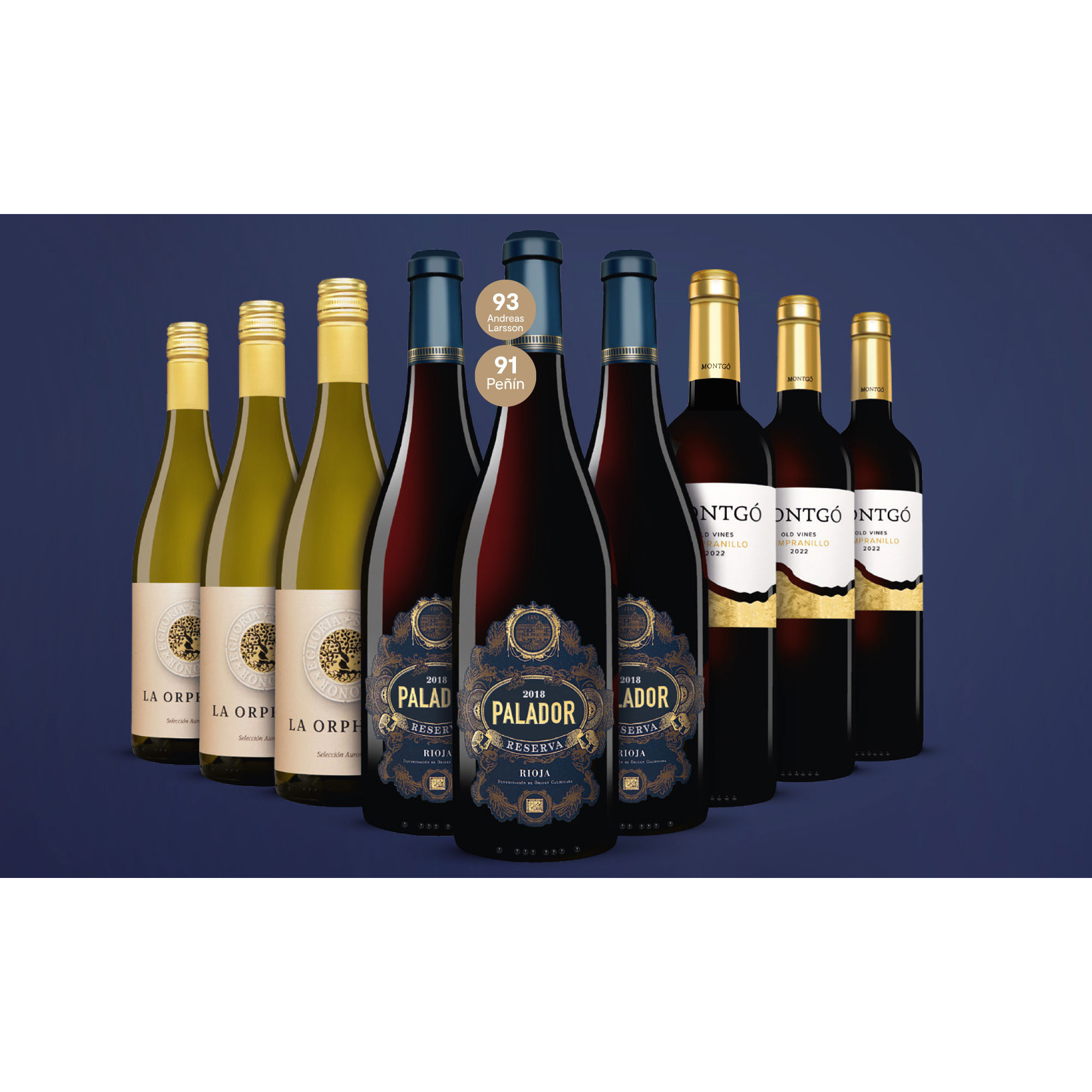 Februar-Genießer-Paket  6.75L Weinpaket aus Spanien 37674 vinos DE