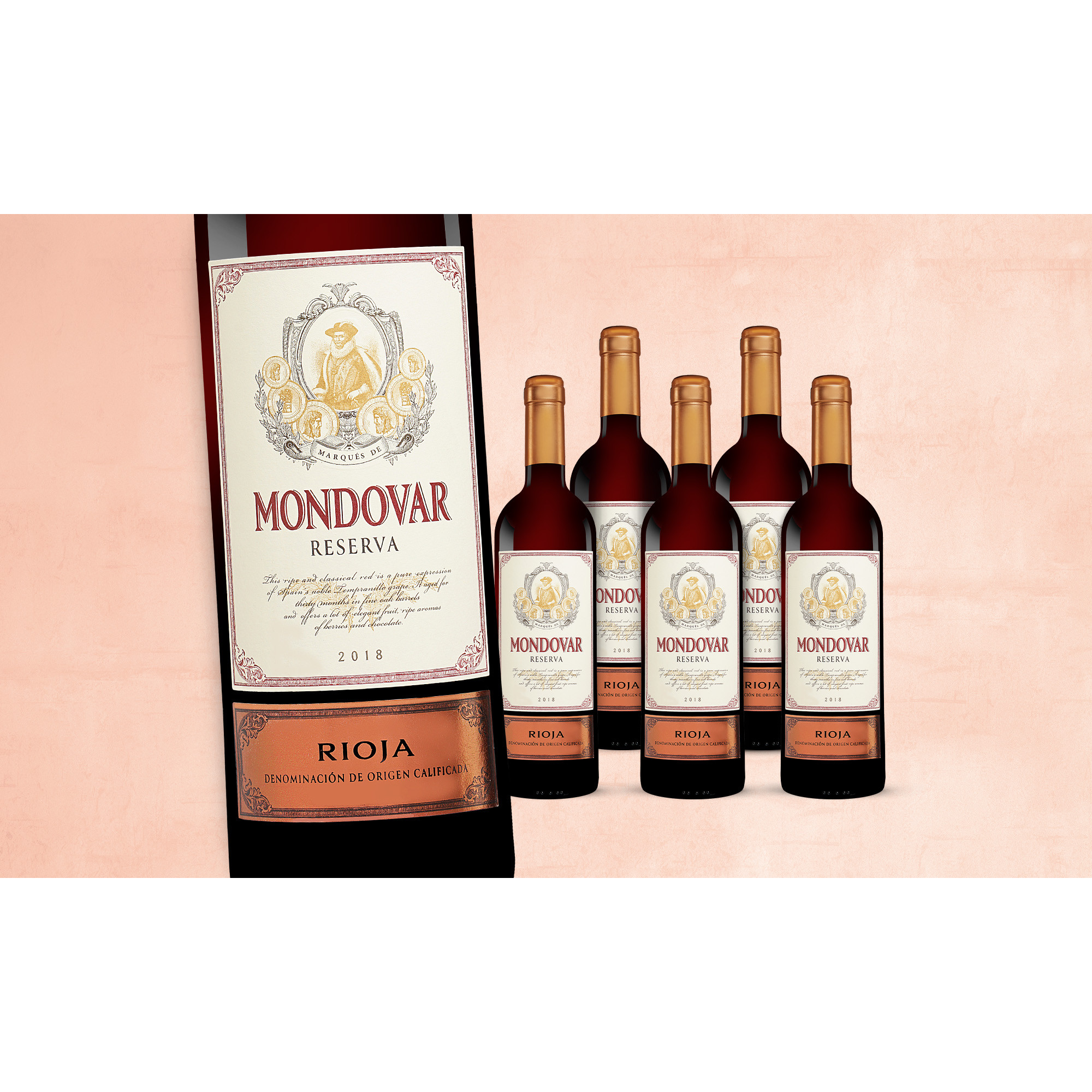Mondovar Reserva 2018  4.5L 13.5% Vol. Weinpaket aus Spanien 37677 vinos DE