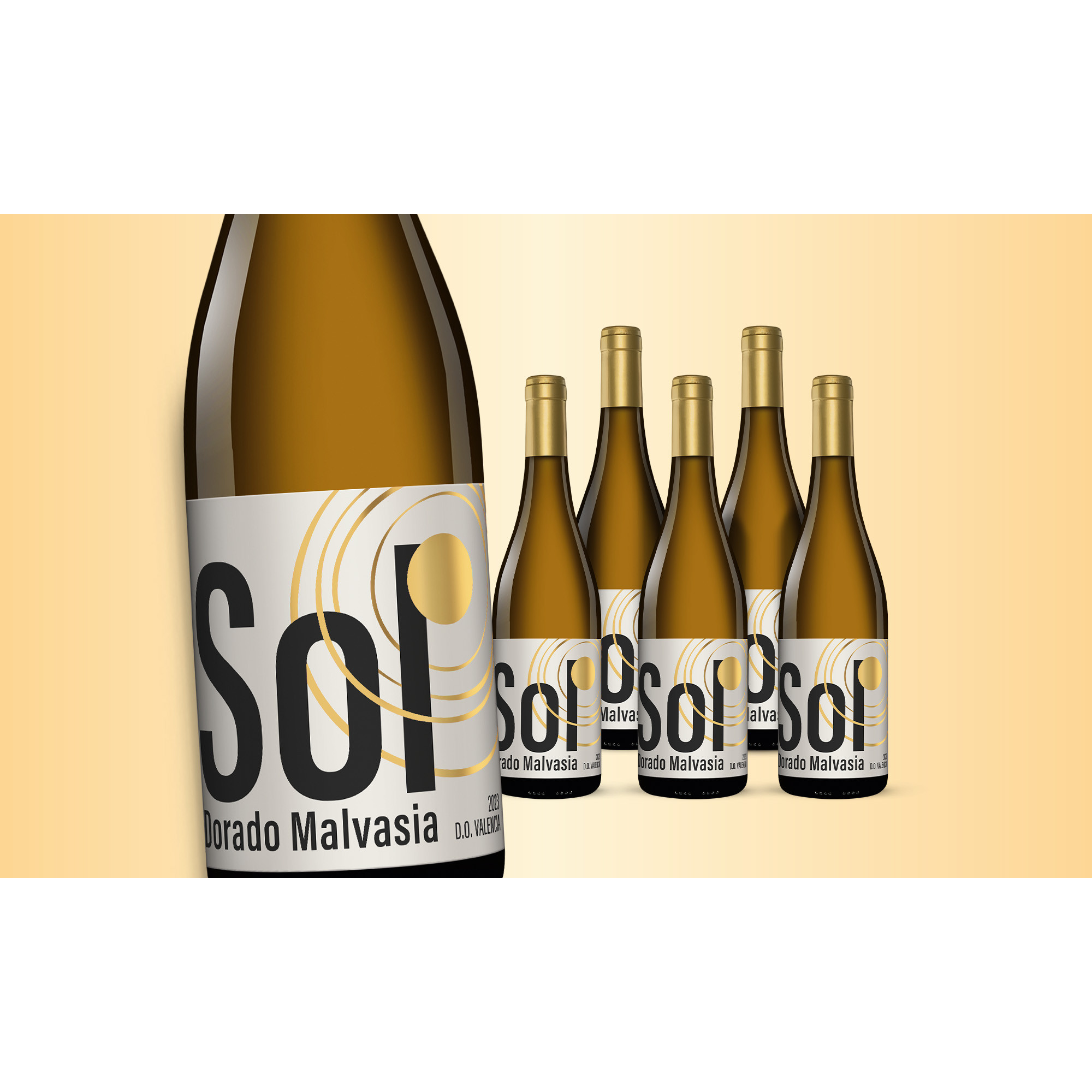 Sol Dorado Malvasia 2023  4.5L 13% Vol. Weinpaket aus Spanien 37679 vinos DE
