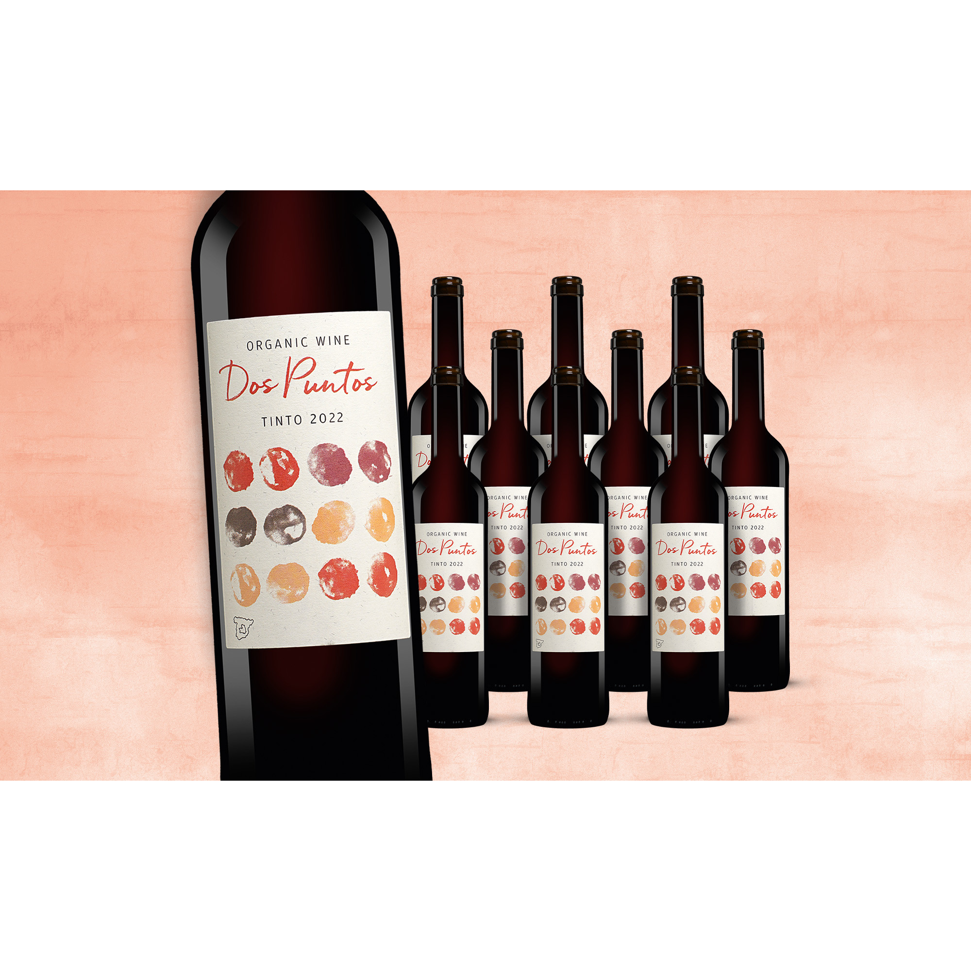 Dos Puntos Tinto Organic 2022  7.5L 13.5% Vol. Weinpaket aus Spanien 37708 vinos DE