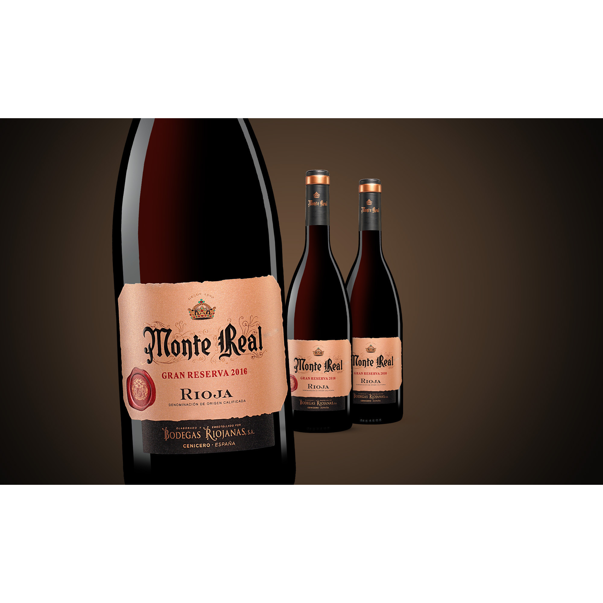 Monte Real Gran Reserva 2016  2.25L 14% Vol. Weinpaket aus Spanien 37833 vinos DE