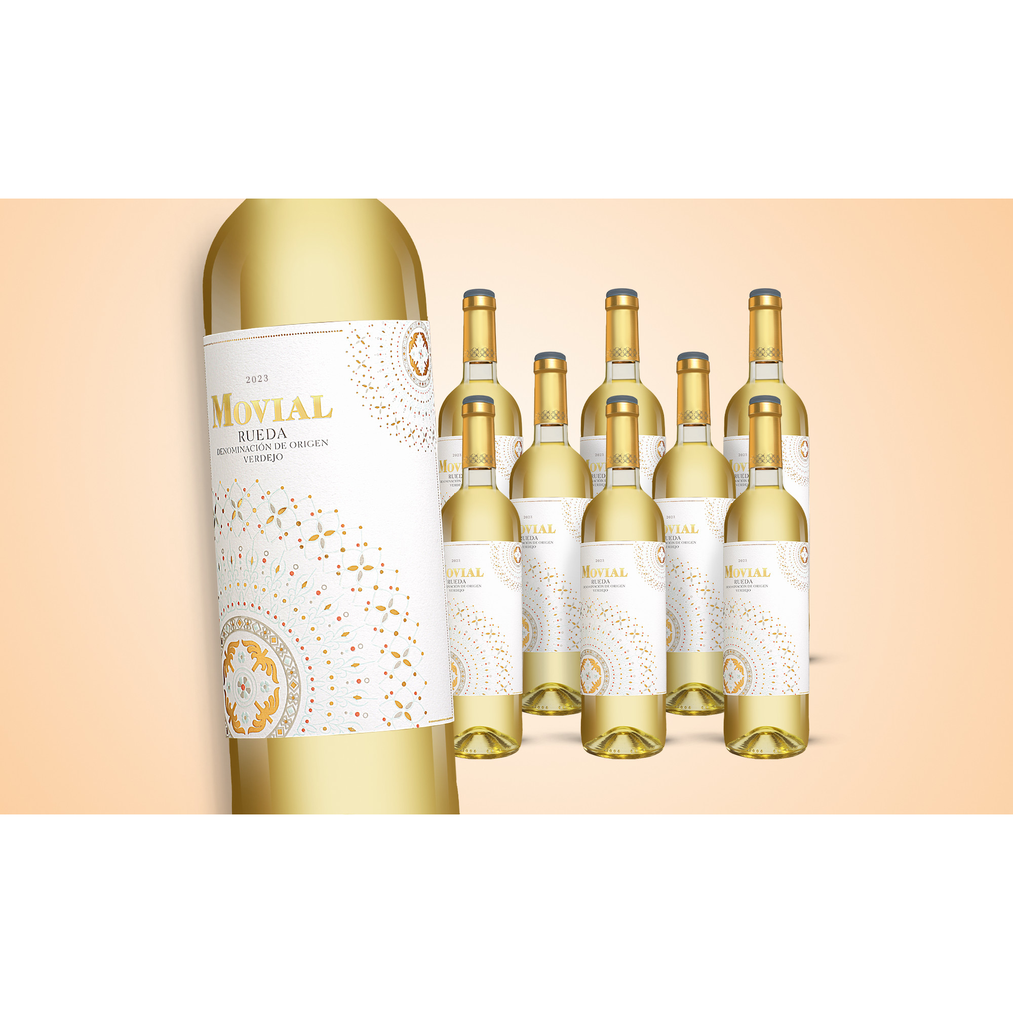 Movial Verdejo 2023  6.75L 12.5% Vol. Weinpaket aus Spanien 37863 vinos DE