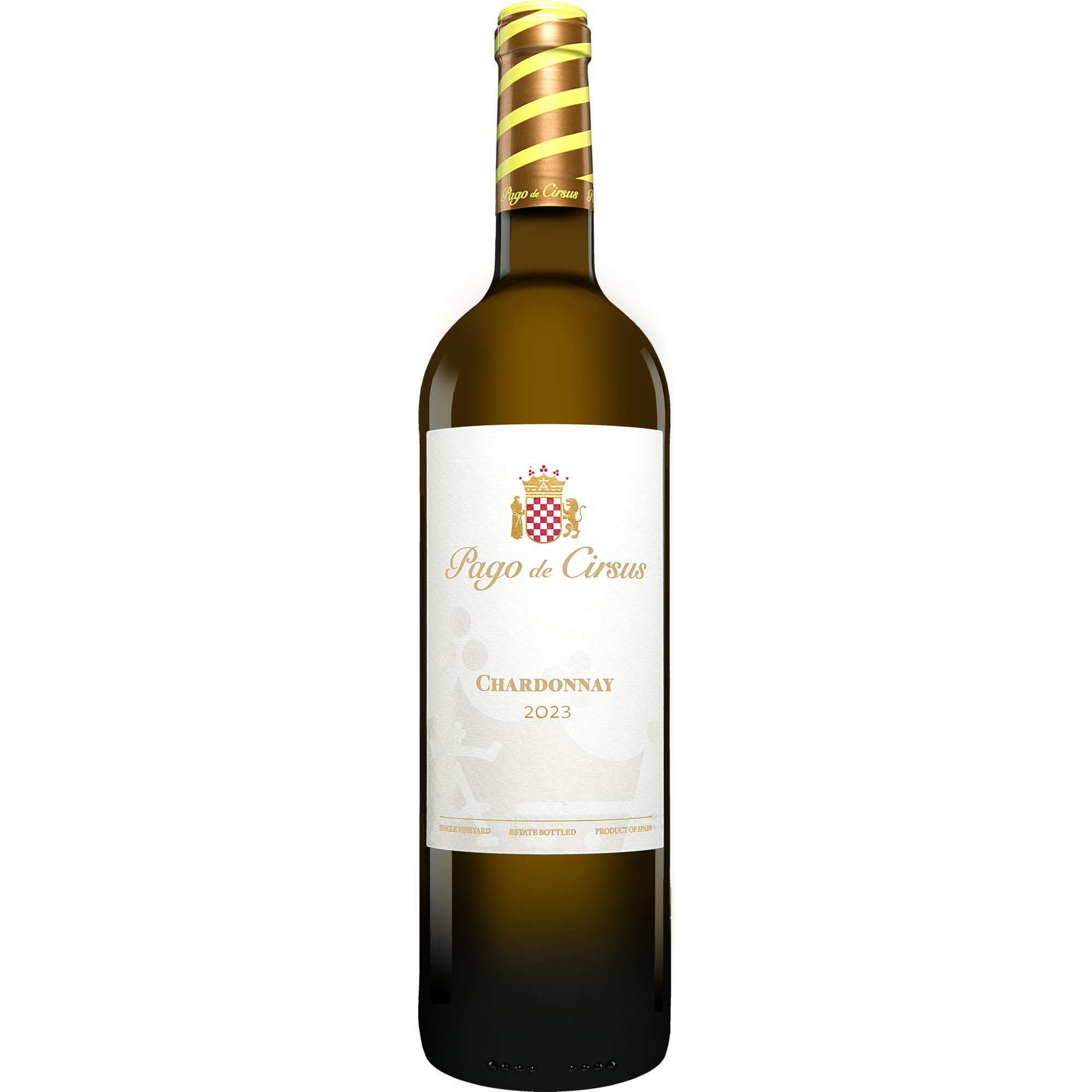 Pago de Cirsus Chardonnay 2023  014.5% Vol. Weißwein Trocken aus Spanien