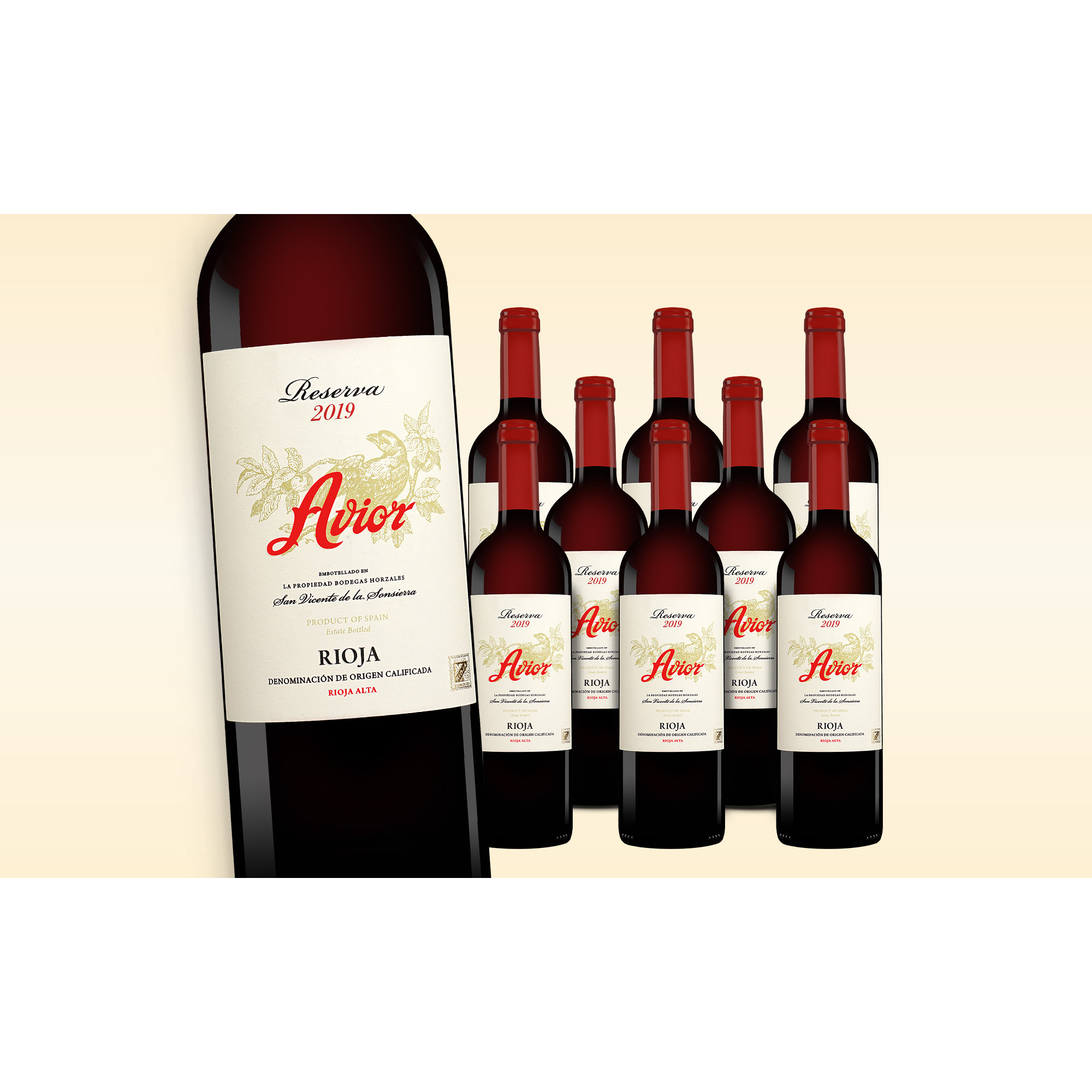 Avior Reserva 2019  6.75L 14% Vol. Weinpaket aus Spanien 38094 vinos DE