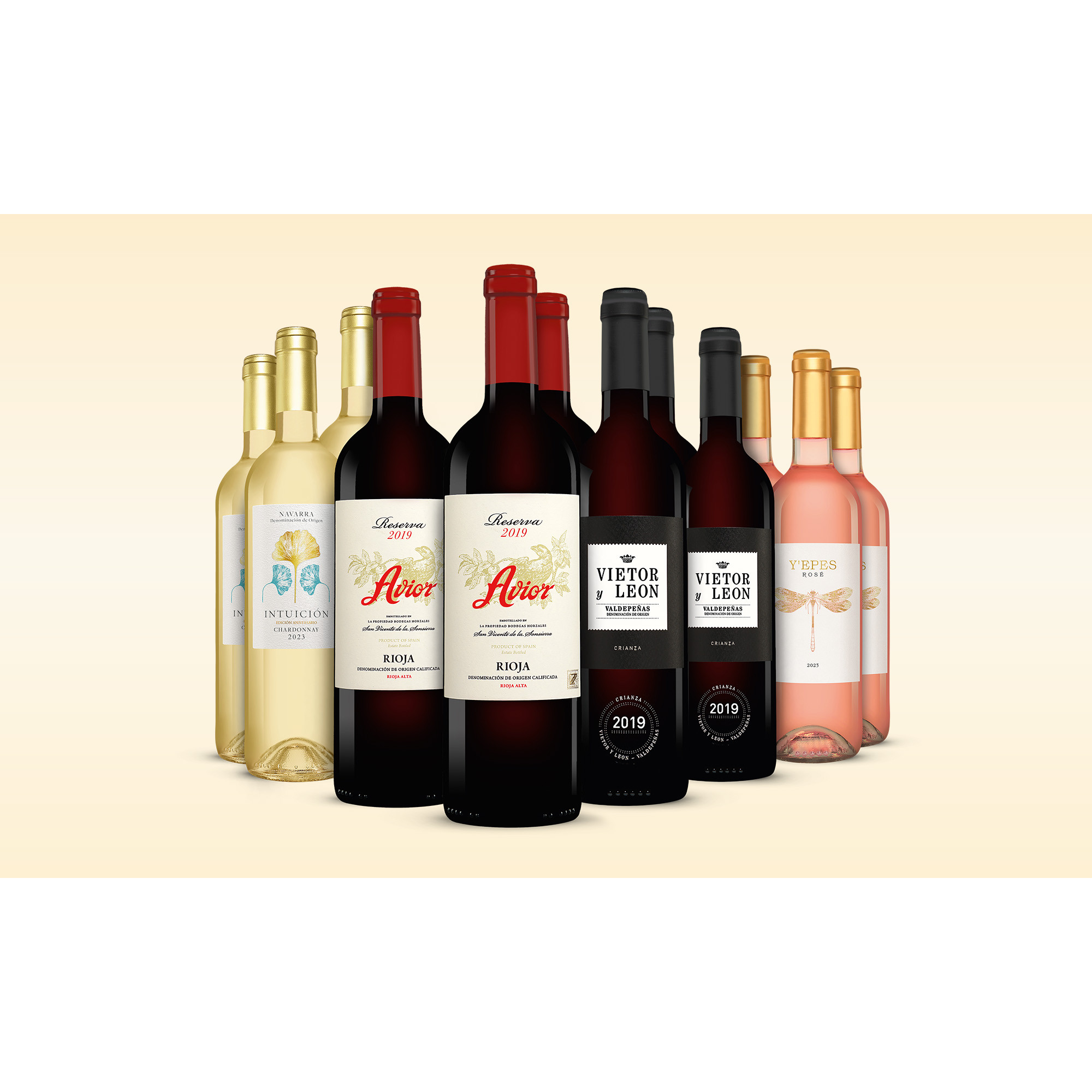 April-Genießer-Paket  9L Weinpaket aus Spanien 38100 vinos DE