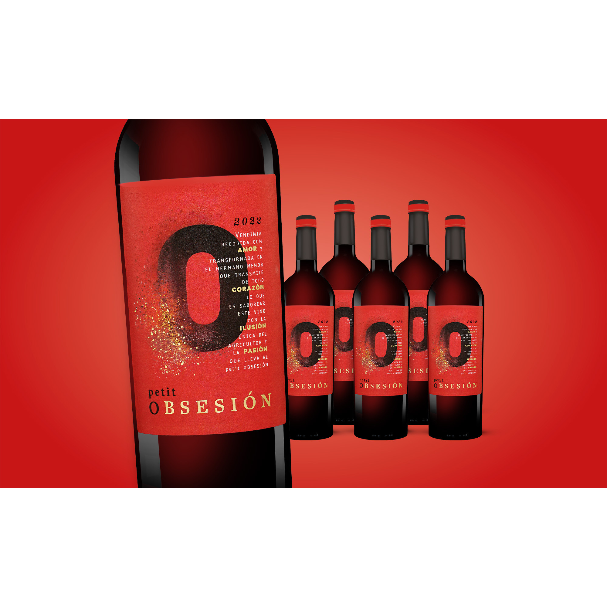petit Obsesión 2022  4.5L 14.5% Vol. Weinpaket aus Spanien 38114 vinos DE