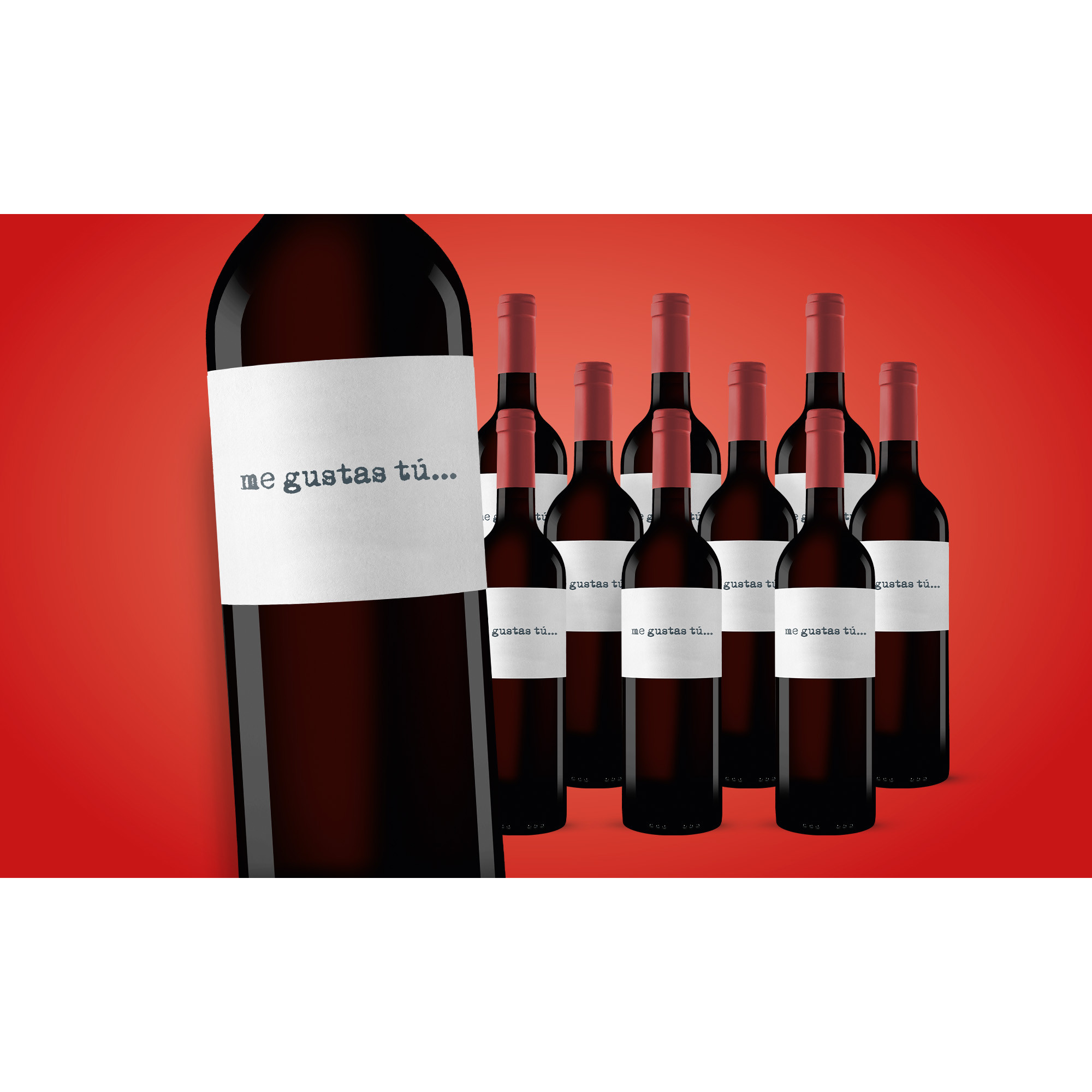 Me gustas tú 2022  7.5L 13.5% Vol. Weinpaket aus Spanien 38115 vinos DE