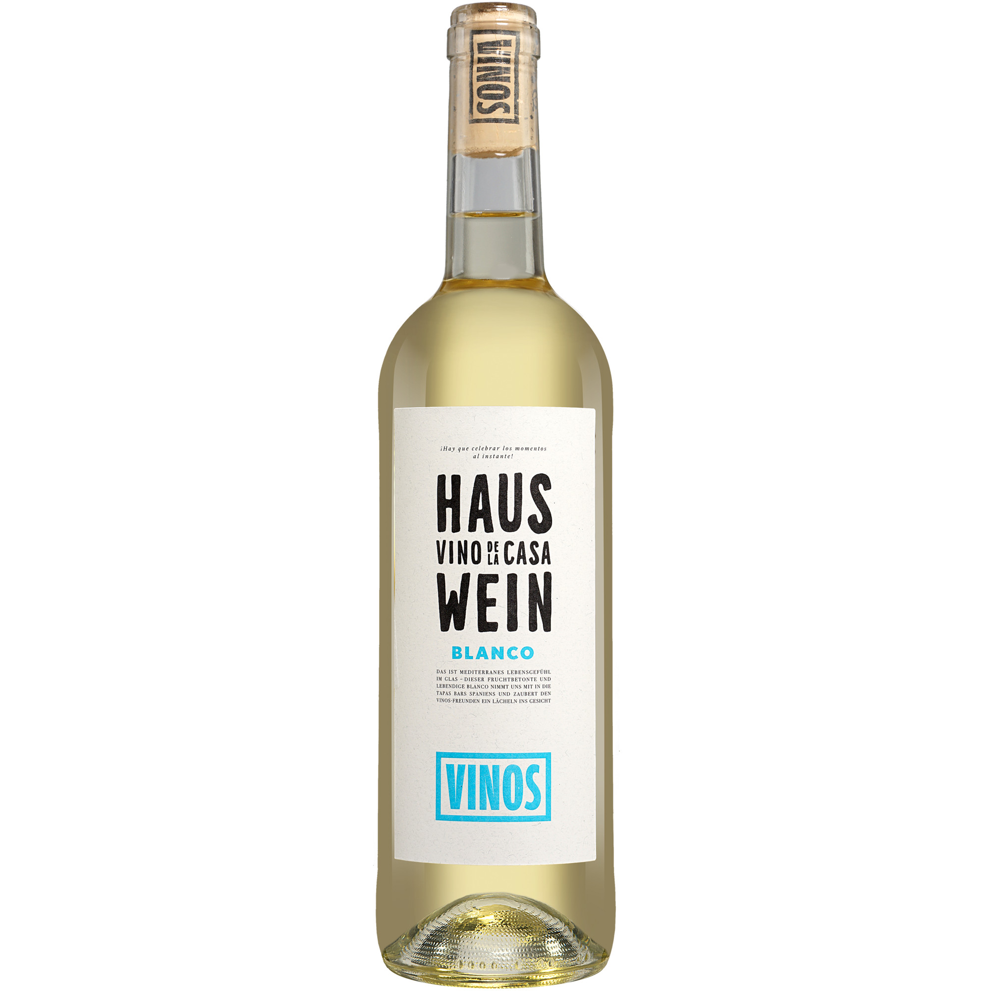 Hauswein Blanco  012.5% Vol. Weißwein Trocken aus Spanien