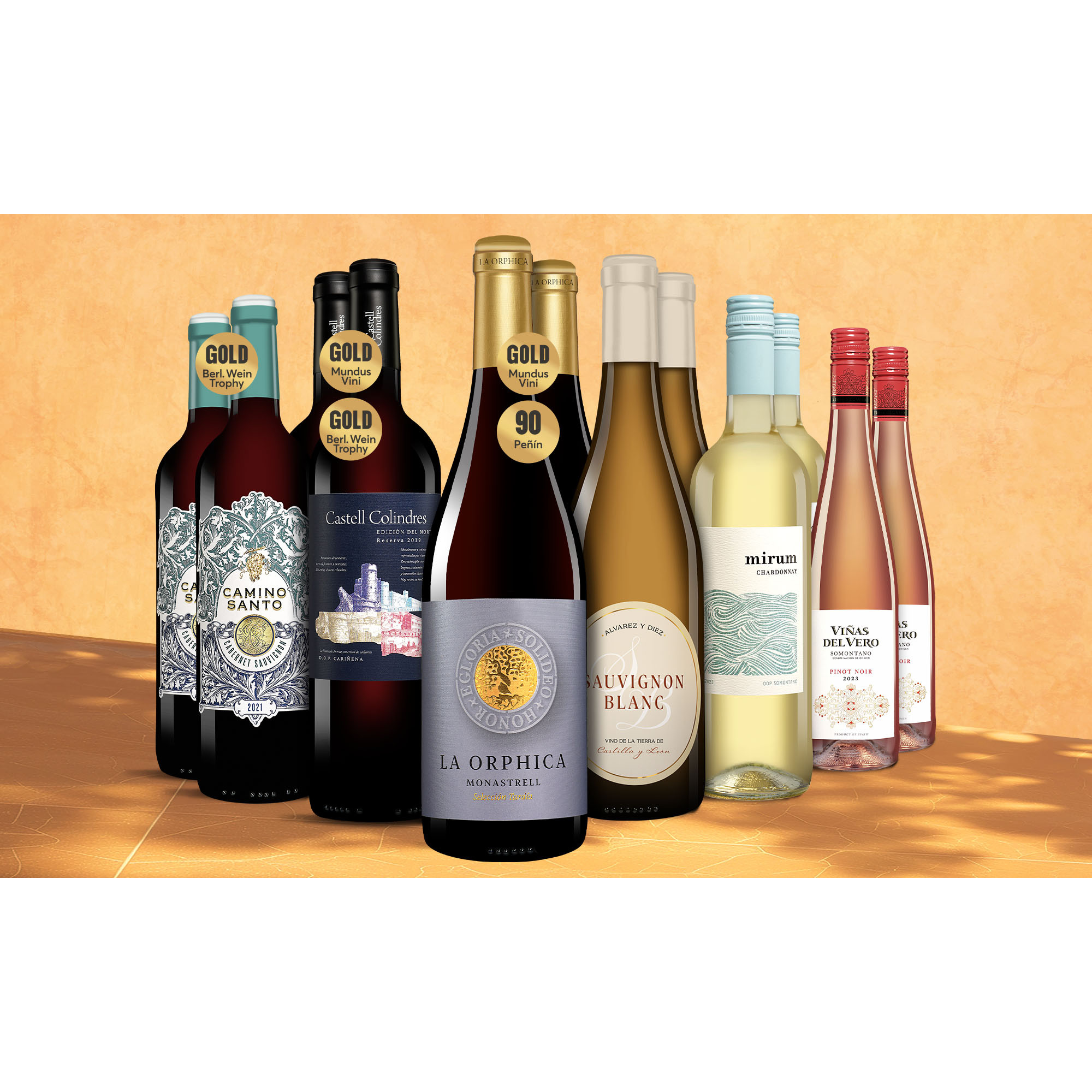 Spaniens Weinvielfalt Paket  9L Weinpaket aus Spanien 38188 vinos DE