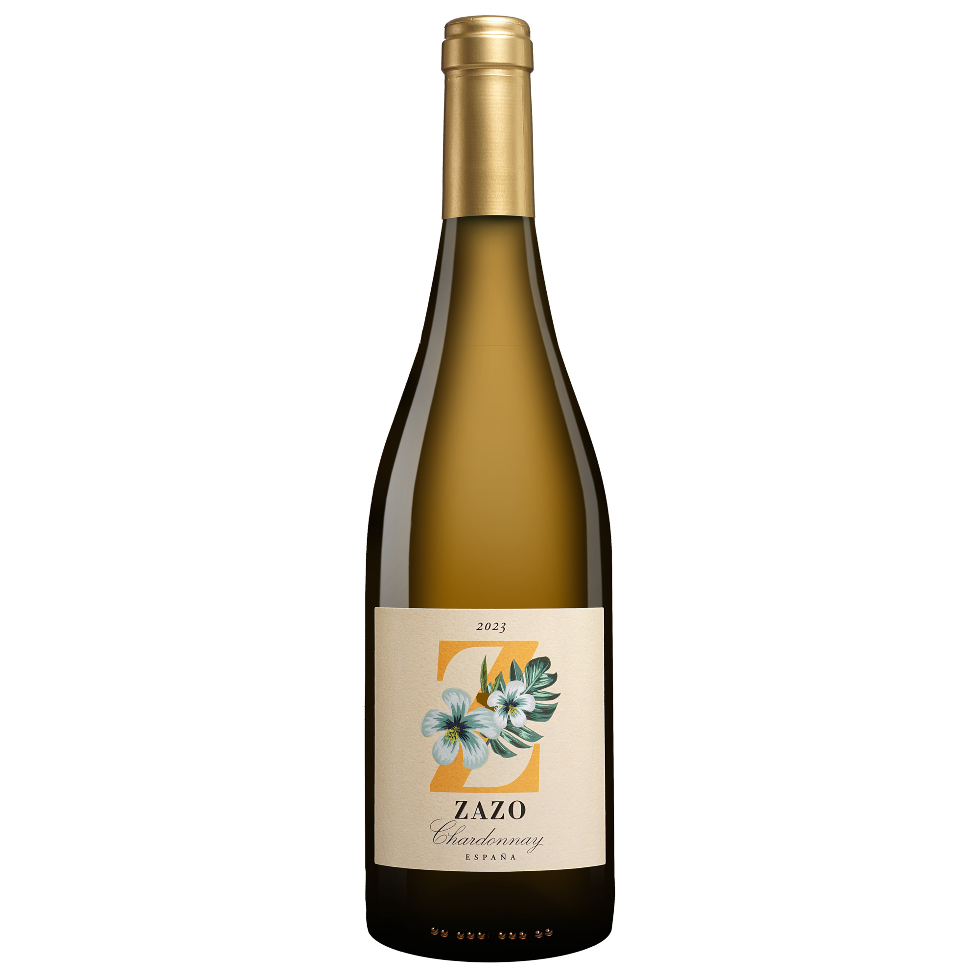 Zazo Chardonnay 2023  0.75L 13% Vol. Weißwein Trocken aus Spanien Weißwein 38193 vinos DE