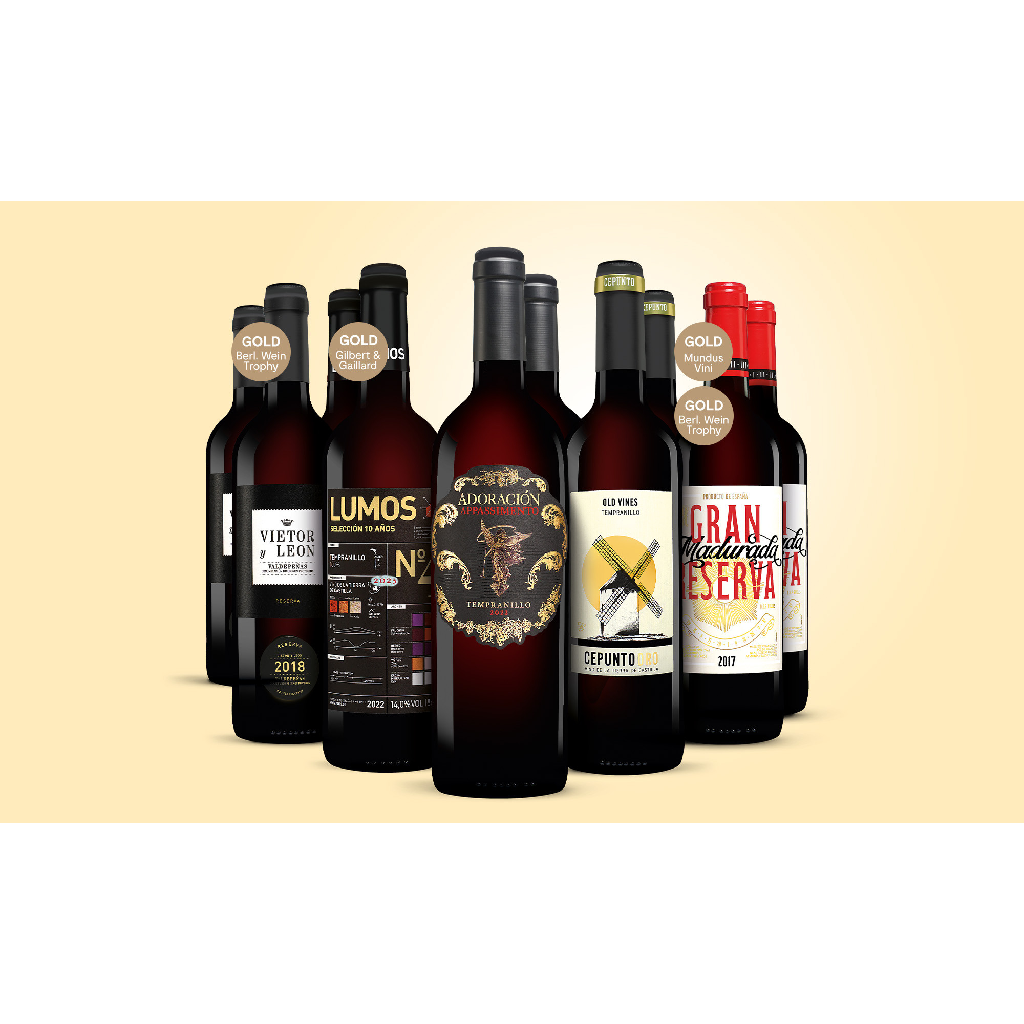 Oster Tinto-Paket  7.5L Weinpaket aus Spanien 38220 vinos DE