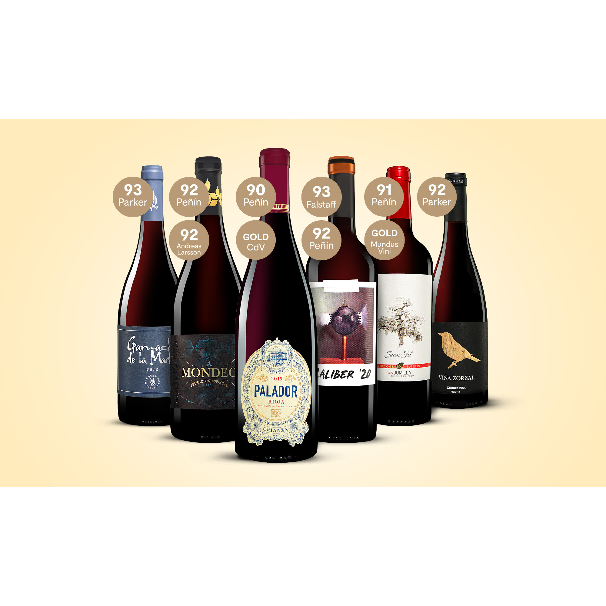 Oster Premium-Paket  4.5L Weinpaket aus Spanien 38227 vinos DE