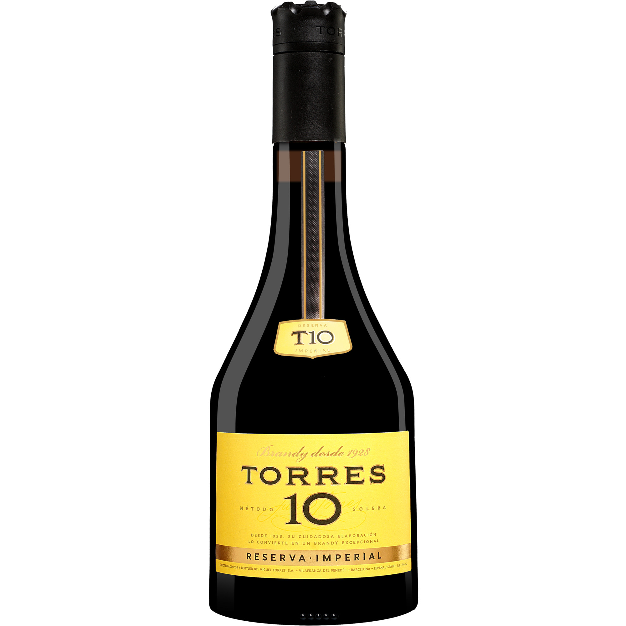 Brandy Torres 10 »Imperial Brandy« Gran Reserva - 0,7L.  0.7L 38% Vol. Brandy aus Spanien