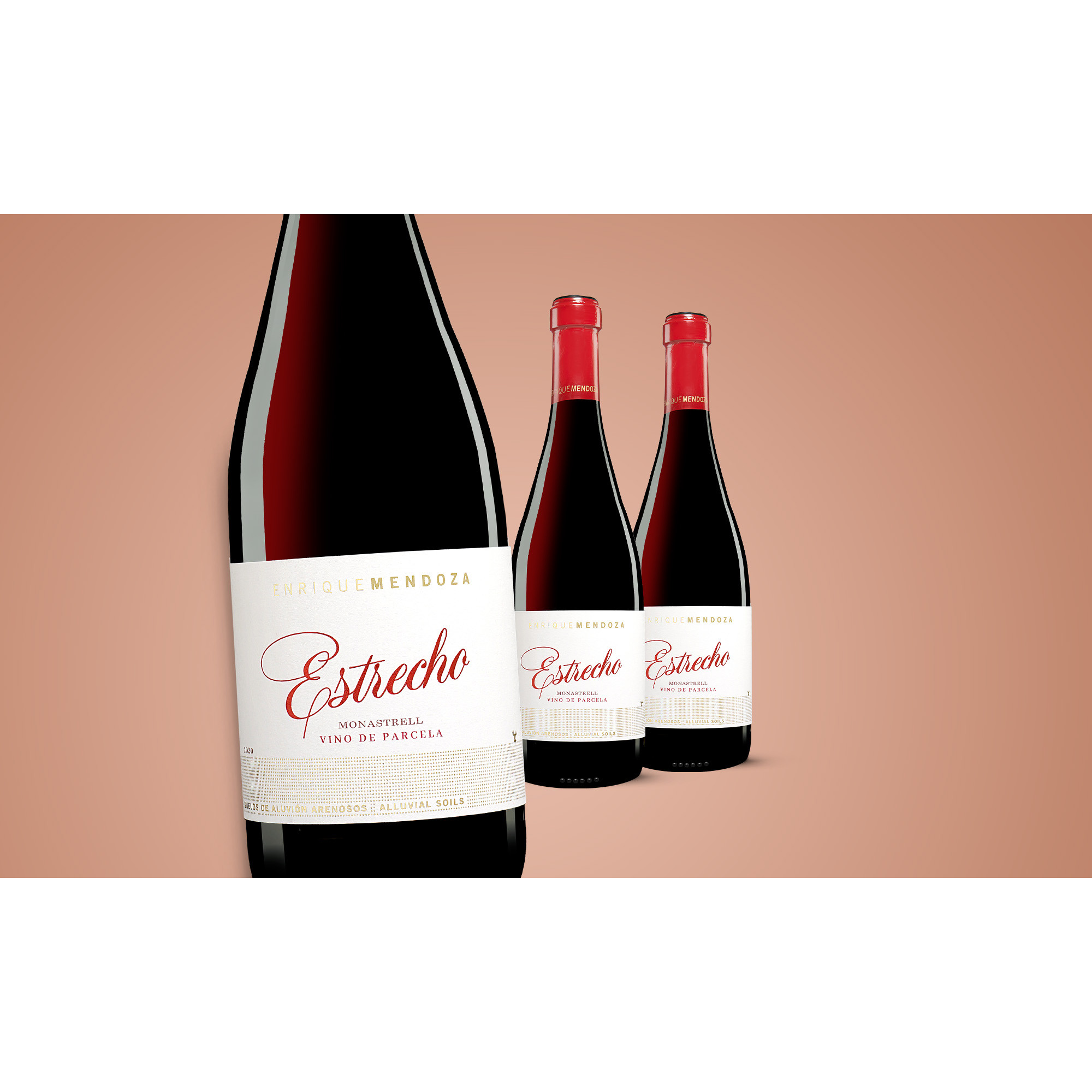 Enrique Mendoza Estrecho Monastrell 2020  2.25L 13.5% Vol. Weinpaket aus Spanien 38301 vinos DE