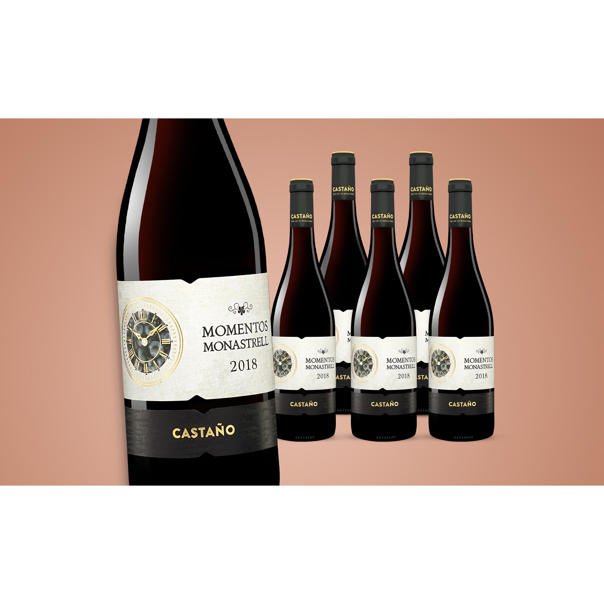 Castaño Momentos Monastrell 2018  4.5L 14.5% Vol. Weinpaket aus Spanien 38302 vinos DE