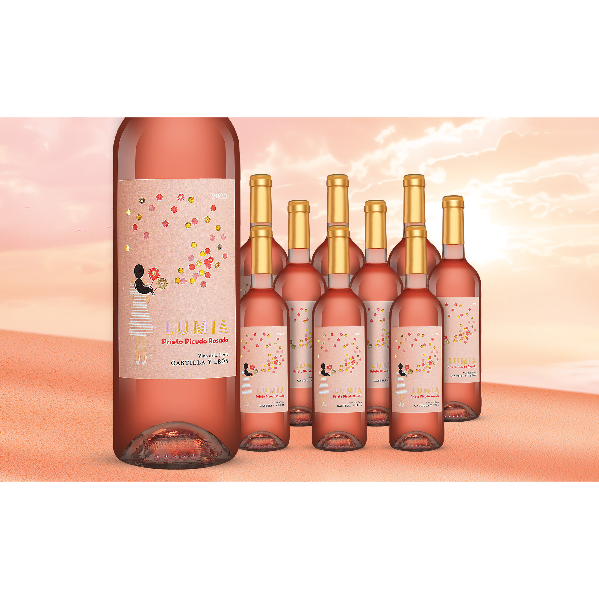 Lumia Rosado 2023  712.5% Vol. Weinpaket aus Spanien