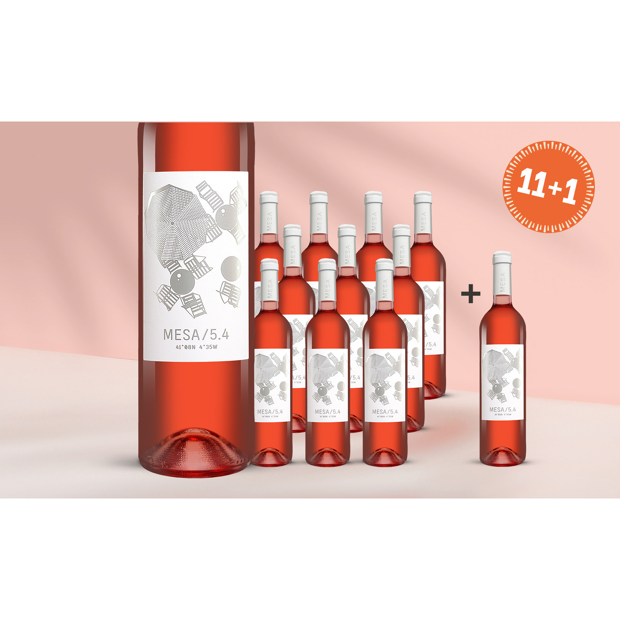 MESA/5.4 Rosado 12.5% Vol. Weinpaket aus Spanien