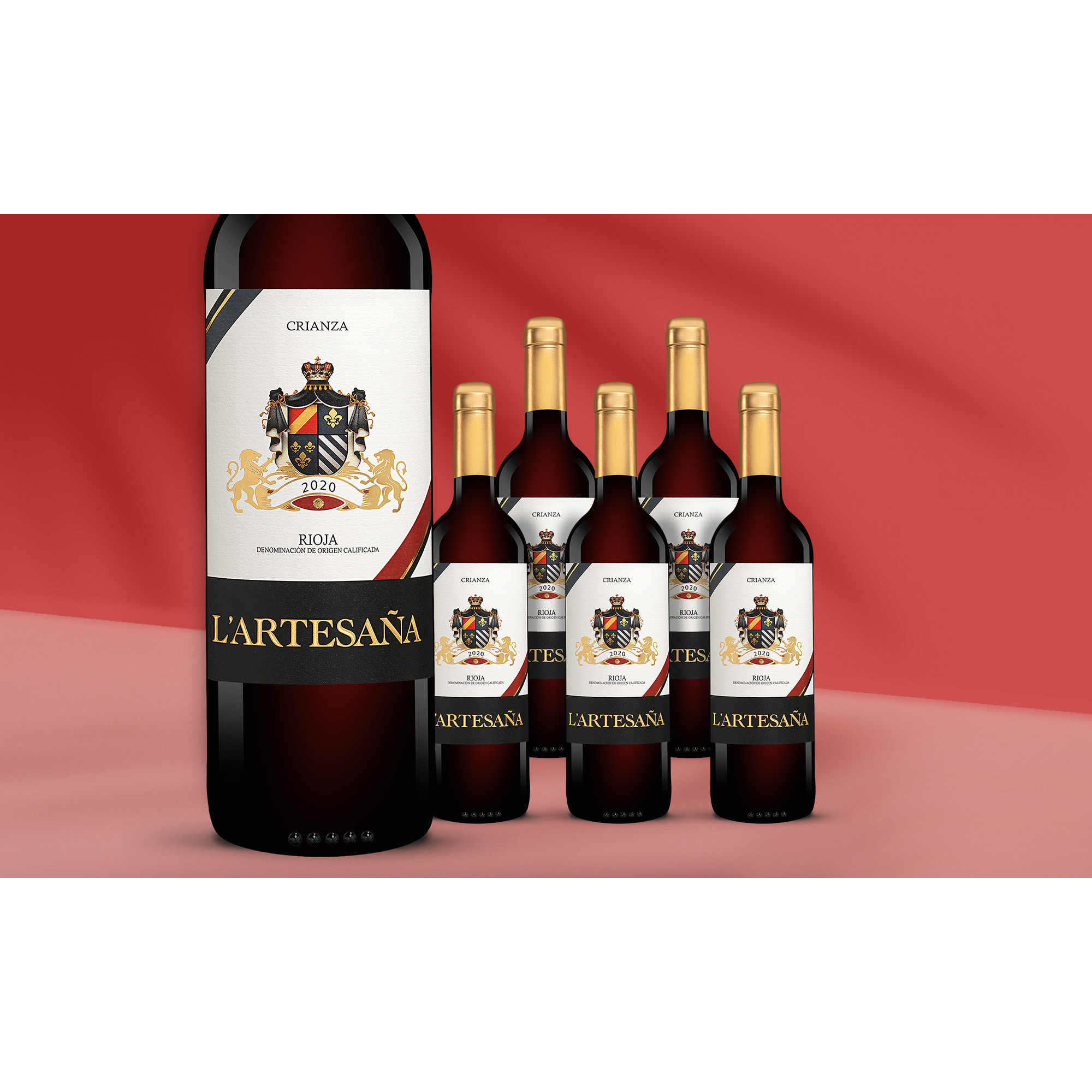 L'Artesaña Crianza 2020  414% Vol. Weinpaket aus Spanien