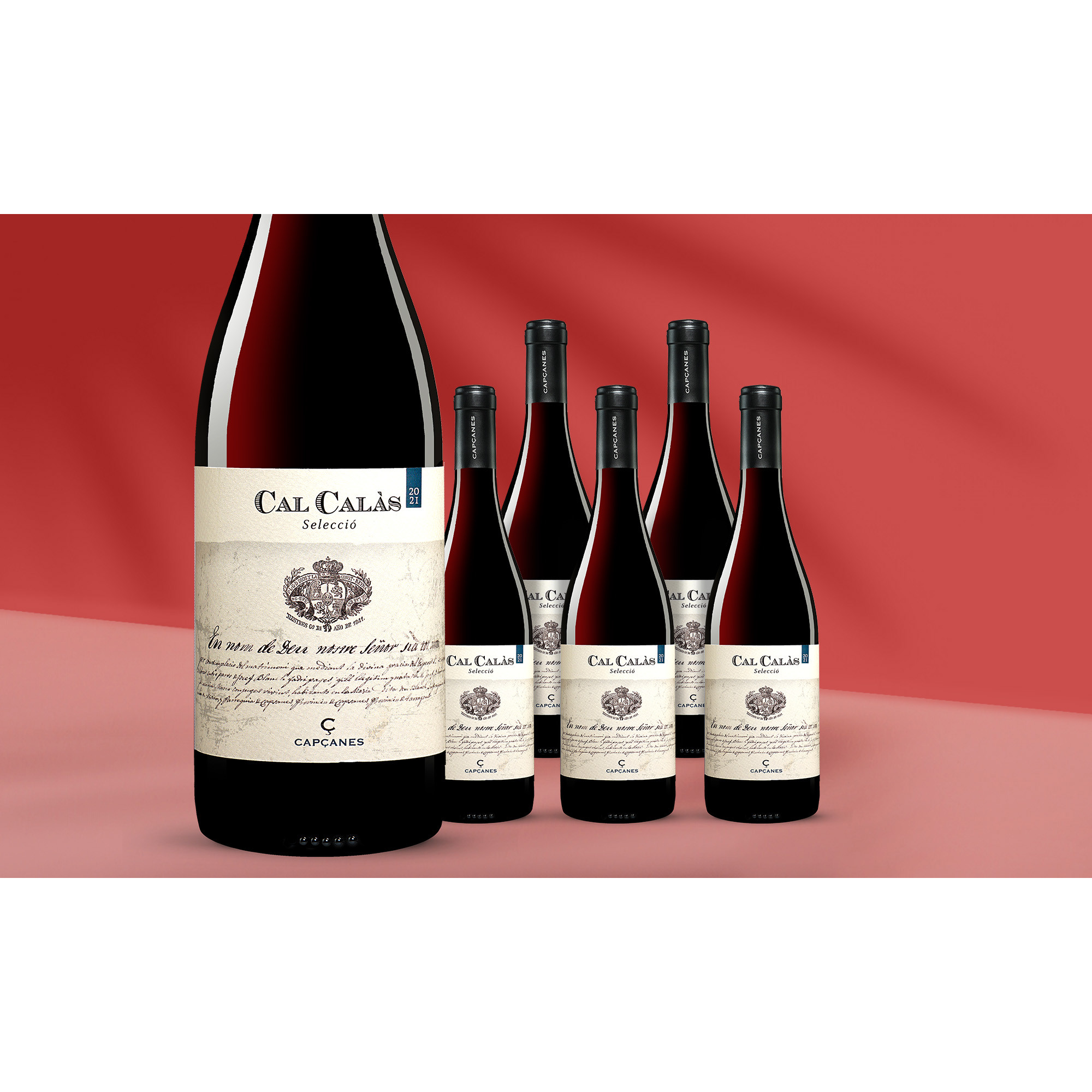 Capçanes »Cal Calàs« 2021  4.5L 14.5% Vol. Weinpaket aus Spanien 38800 vinos DE