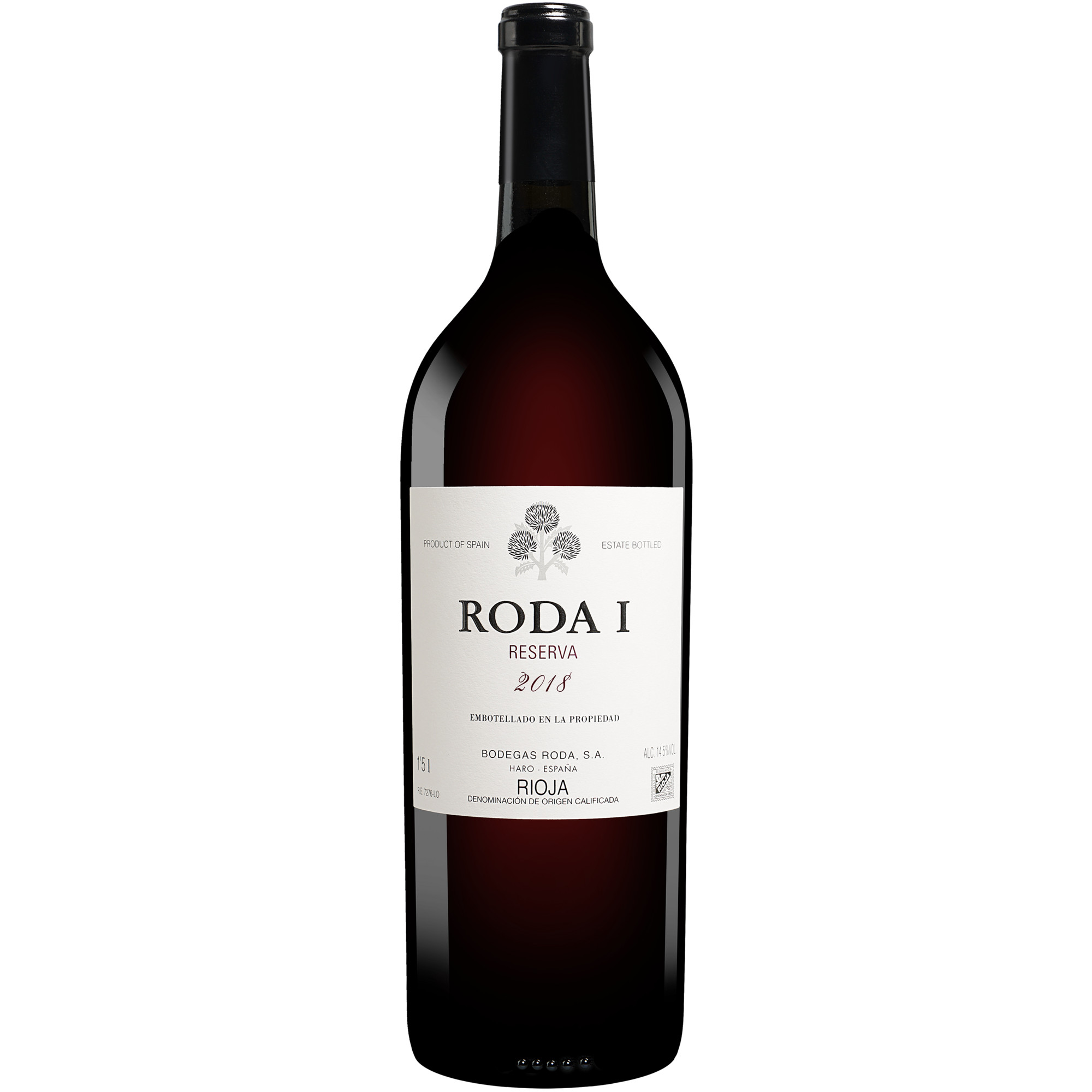 Roda I Reserva - 1,5 L. Magnum 2018  114% Vol. Rotwein Trocken aus Spanien