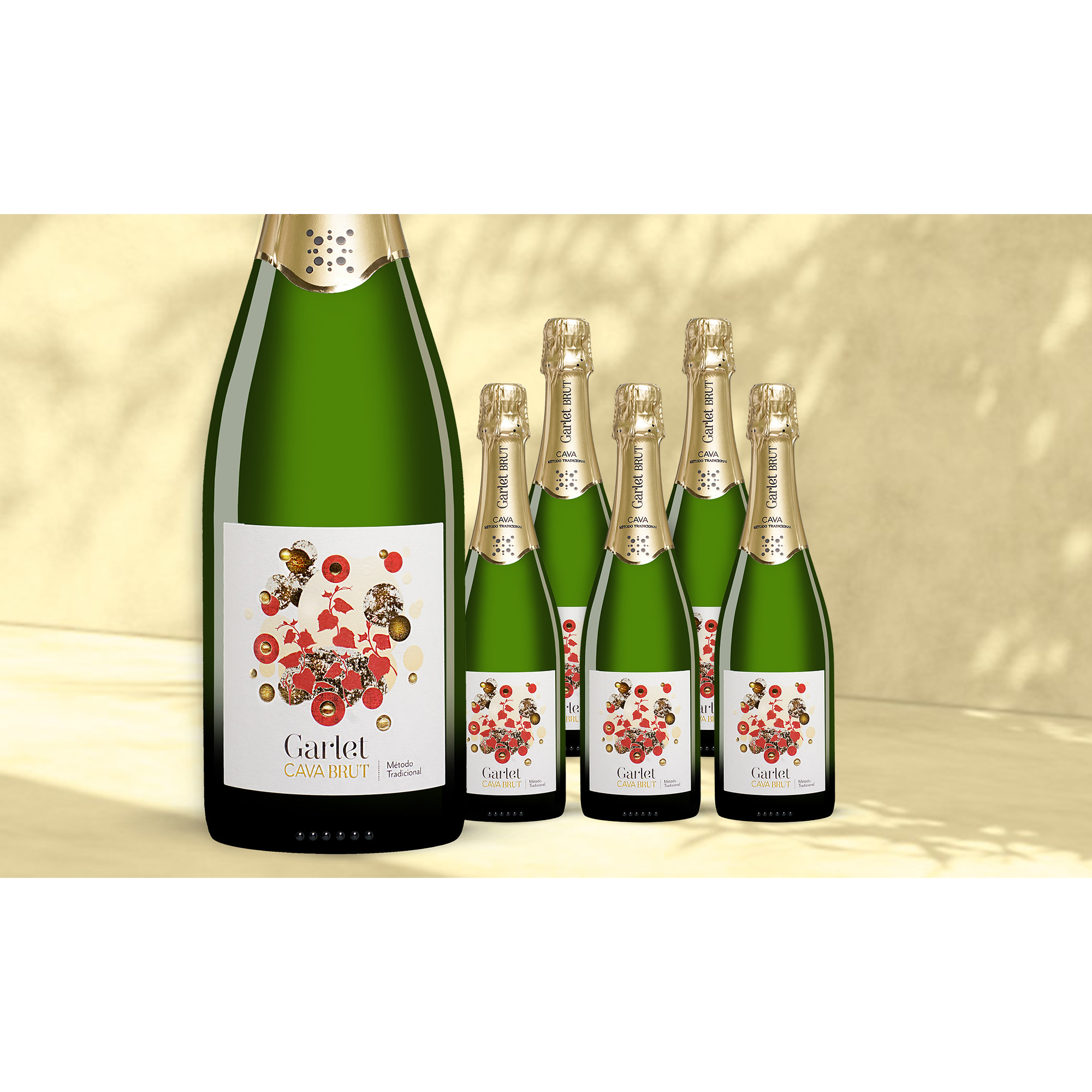 Garlet Cava Brut  411.5% Vol. Weinpaket aus Spanien