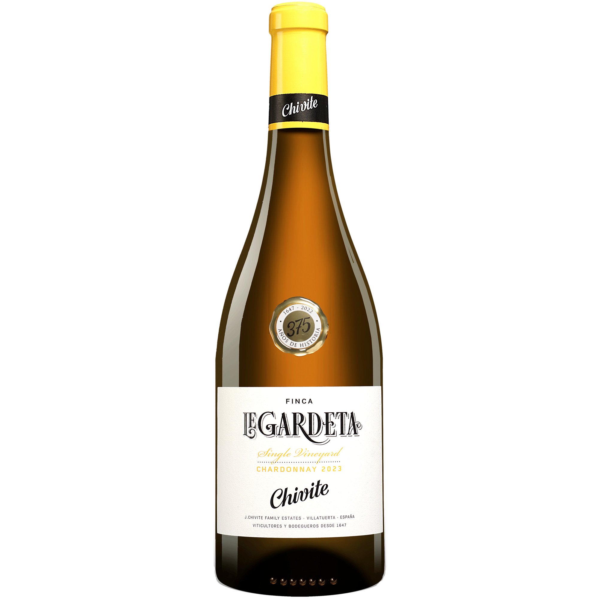 Chivite »Legardeta« Chardonnay 2023  014% Vol. Weißwein Trocken aus Spanien