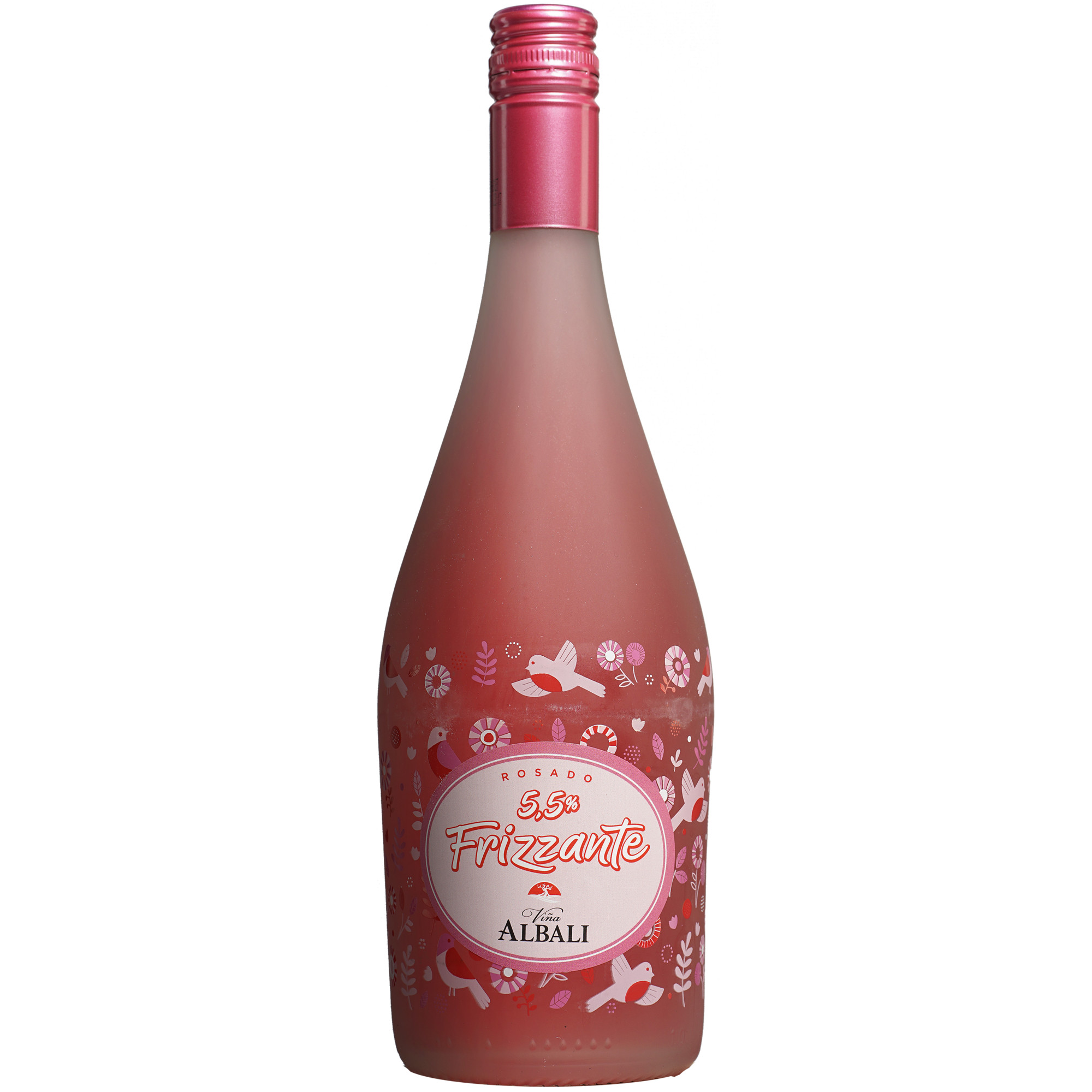 Viña Albali Frizzante Rosado Tempranillo 5,5%  0.75L 5.5% Vol. Süß aus Spanien Perlwein 38911 vinos DE