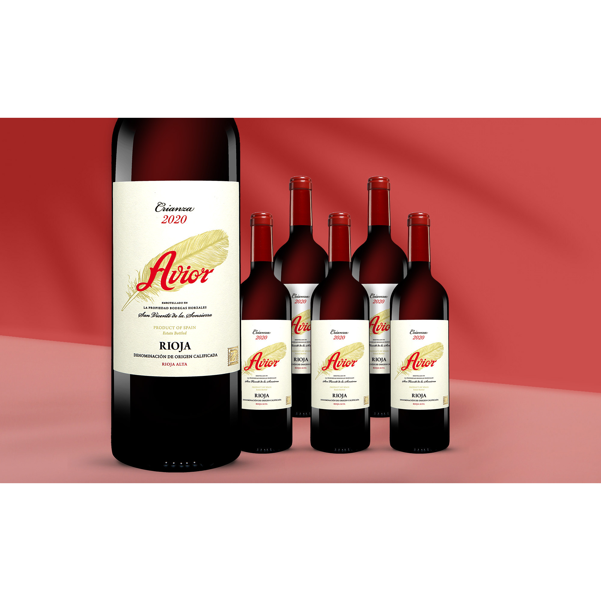 Avior Crianza 2020  413% Vol. Weinpaket aus Spanien