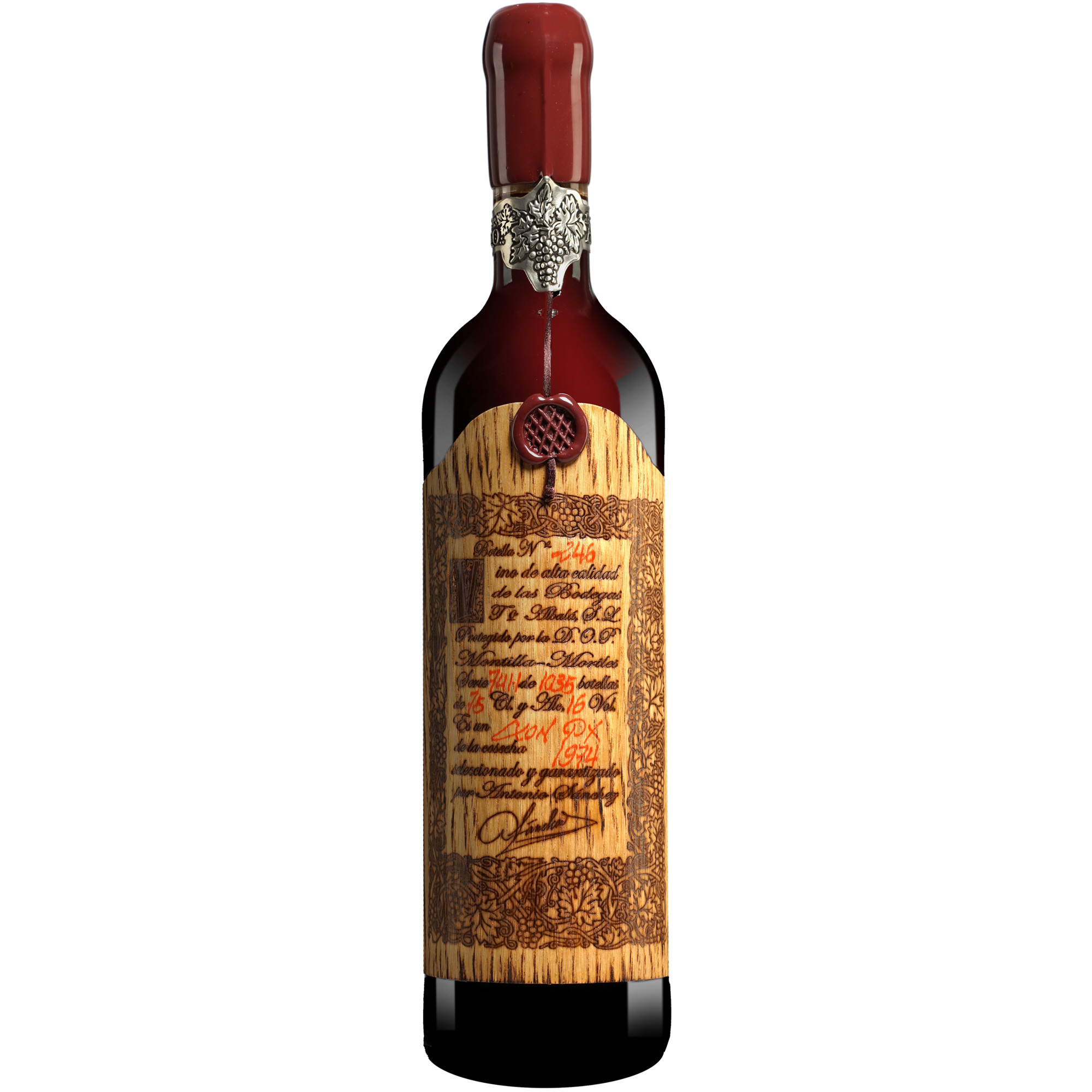 Toro Albalá Don PX Convento Selección 1974  0.75L 16% Vol. Sehr Süß aus Spanien