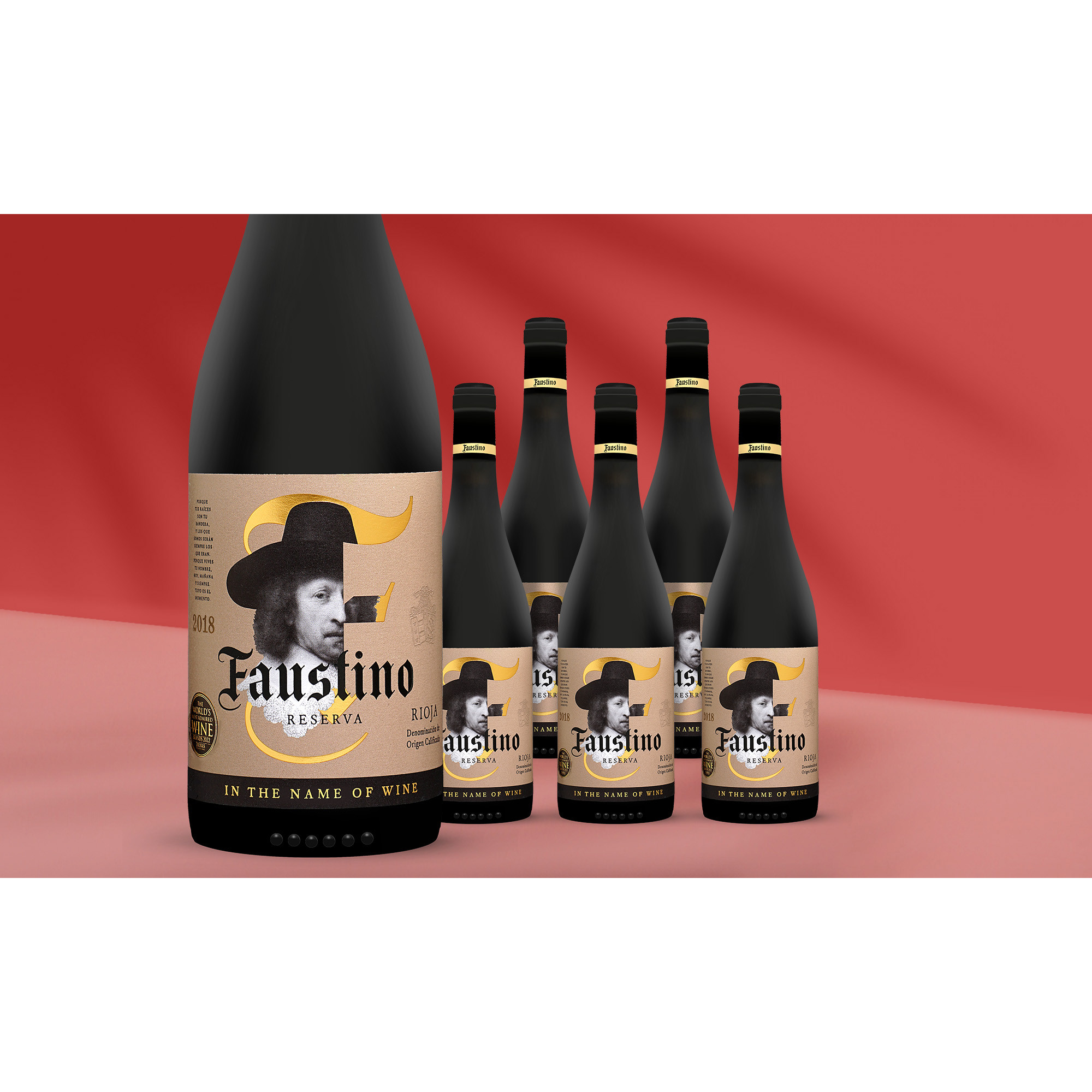 Faustino Itnow Reserva 2018  4.5L 14% Vol. Weinpaket aus Spanien 39030 vinos DE