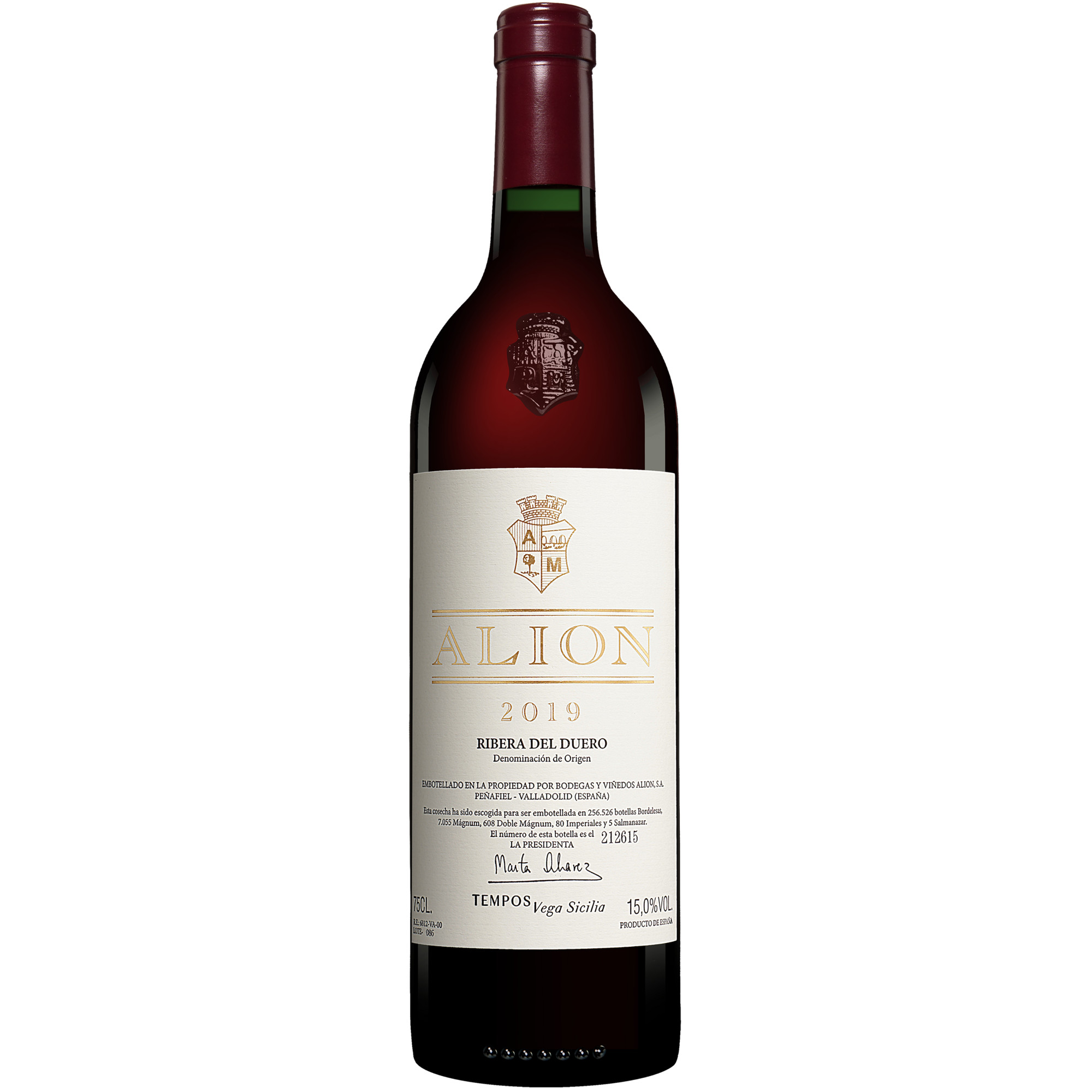 Alión 2019  0.75L 15% Vol. Rotwein Trocken aus Spanien